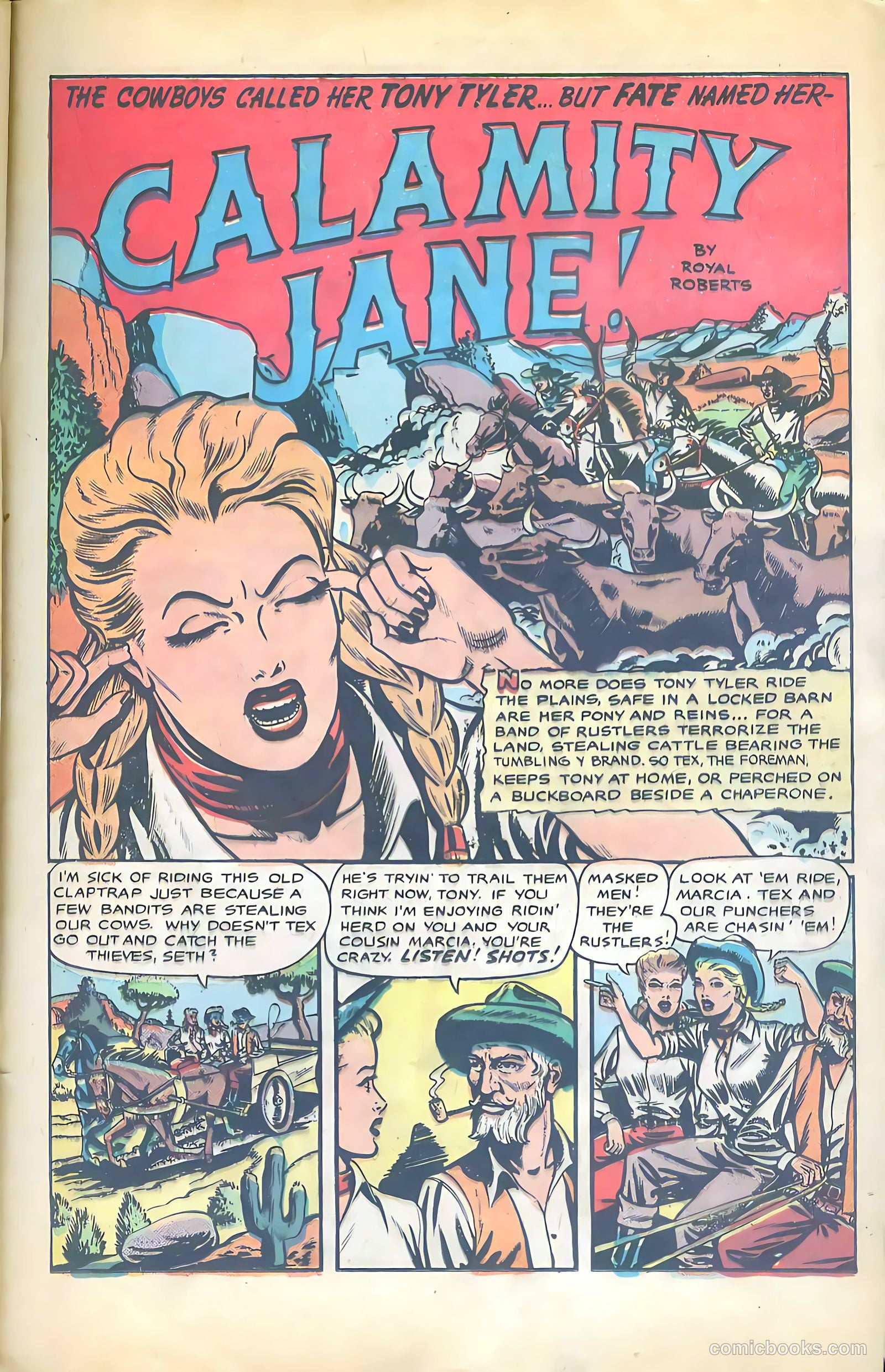 Cowgirl Romances #2 (1950) — page 32 of 51