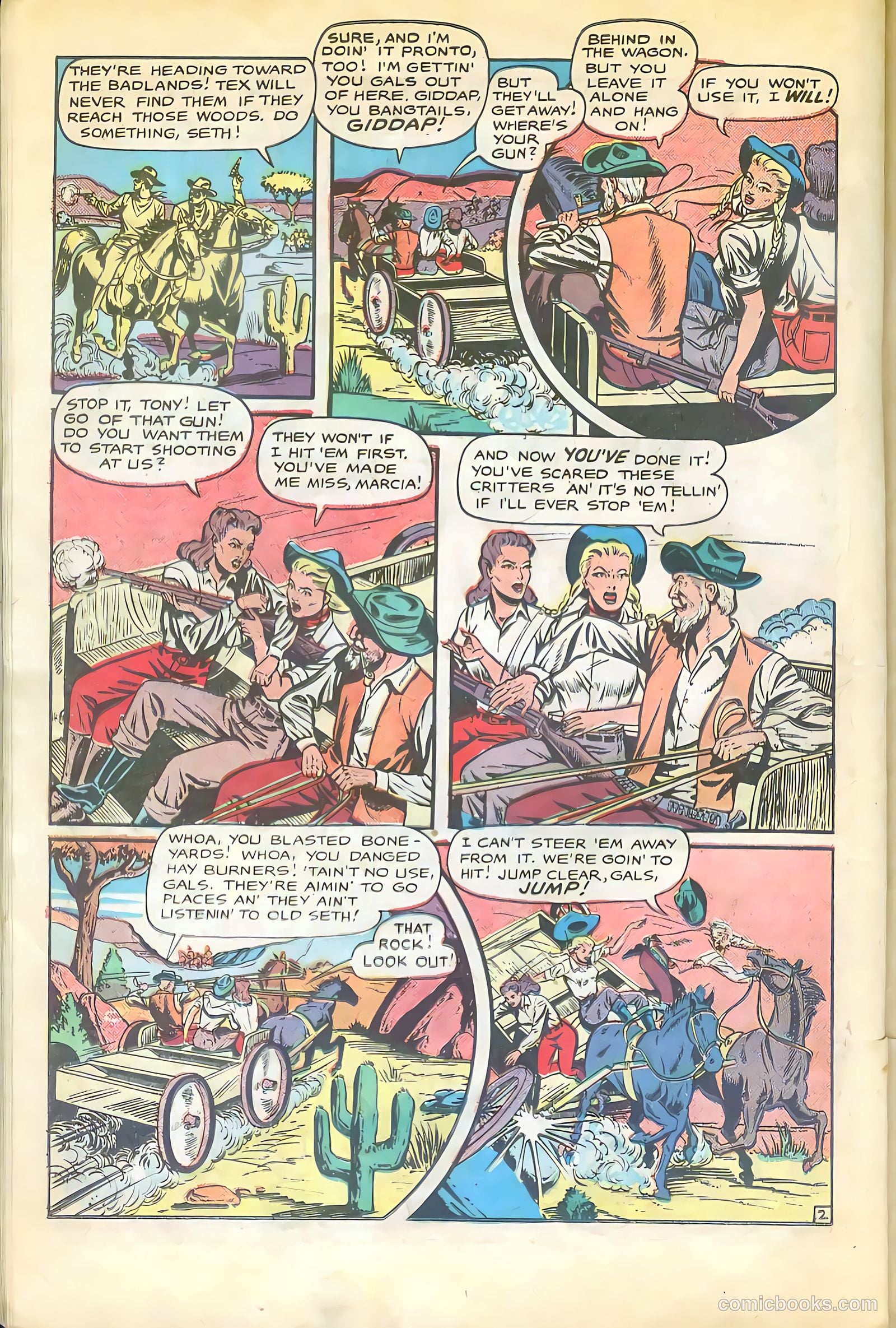 Cowgirl Romances #2 (1950) — page 33 of 51