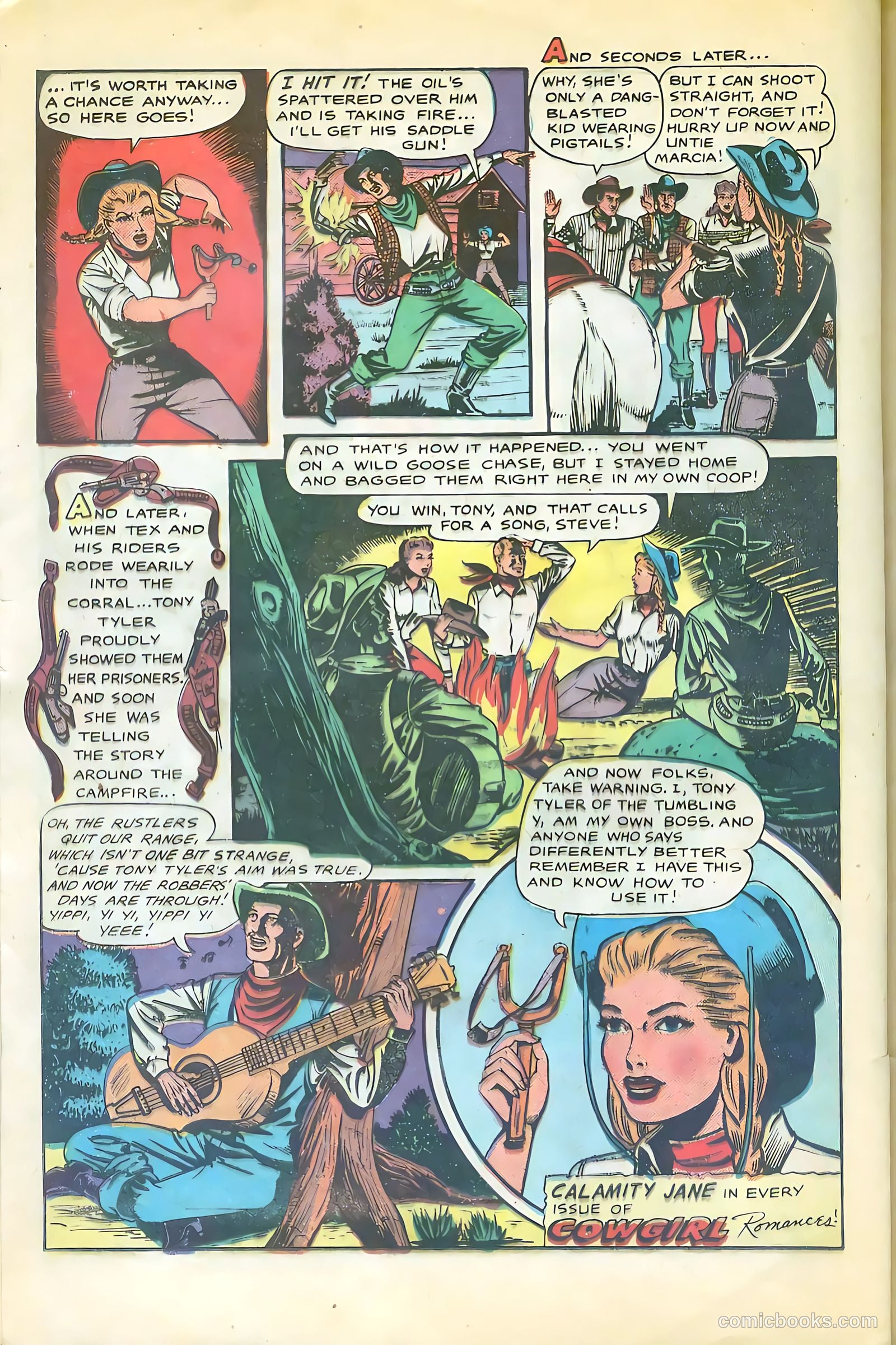Cowgirl Romances #2 (1950) — page 37 of 51