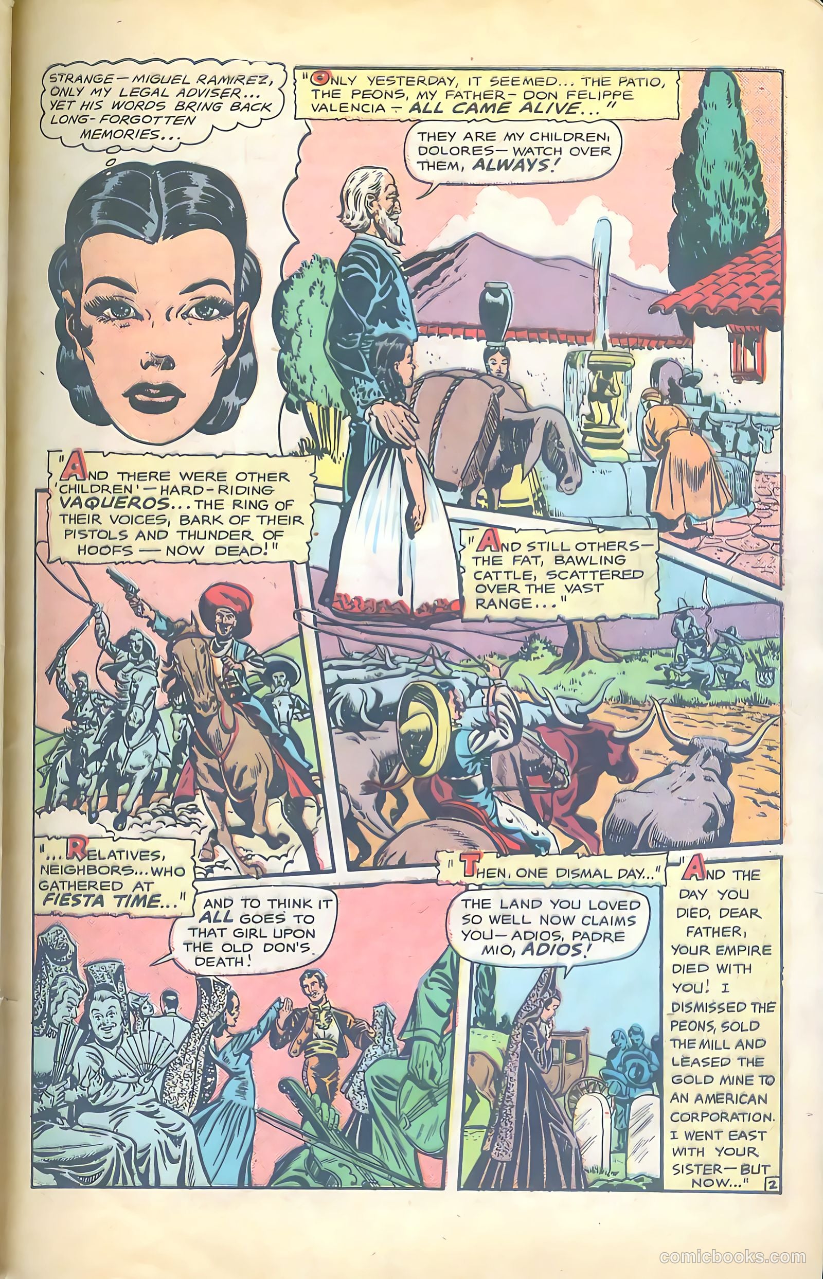 Cowgirl Romances #2 (1950) — page 40 of 51