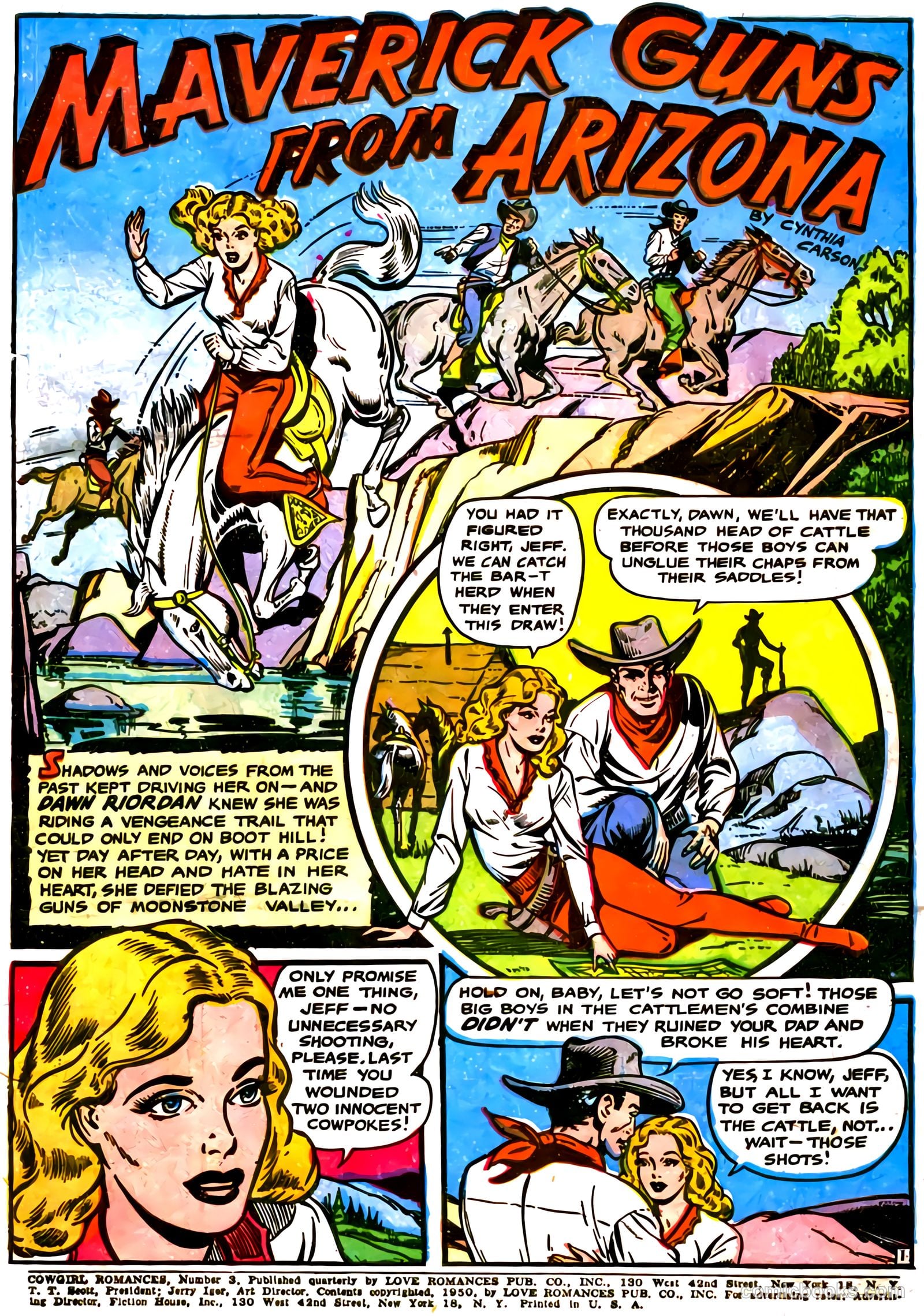 Cowgirl Romances #3 (1950) — page 3 of 51