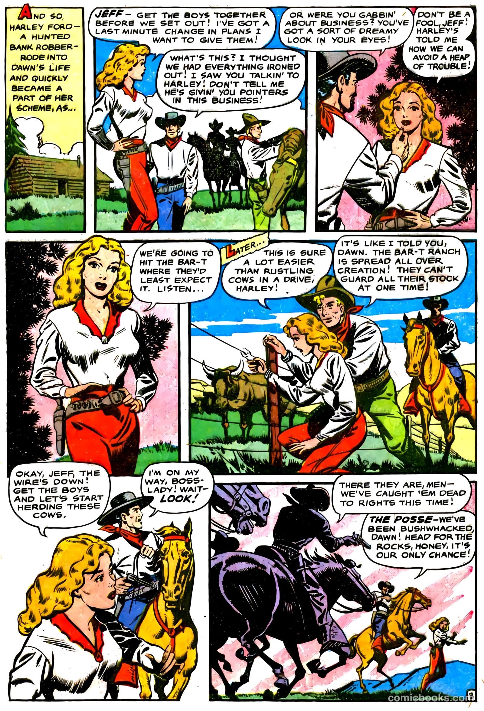 Cowgirl Romances #3 (1950) — page 5 of 51