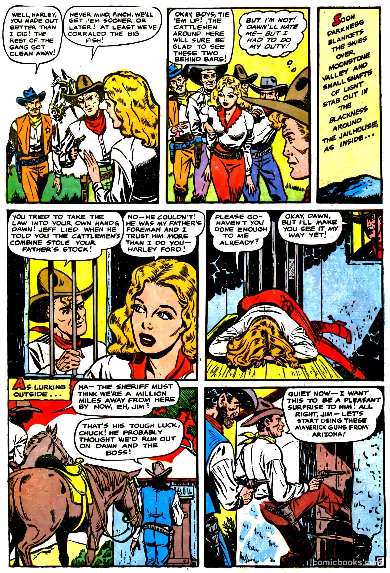 Cowgirl Romances #3 (1950) — page 7 of 51