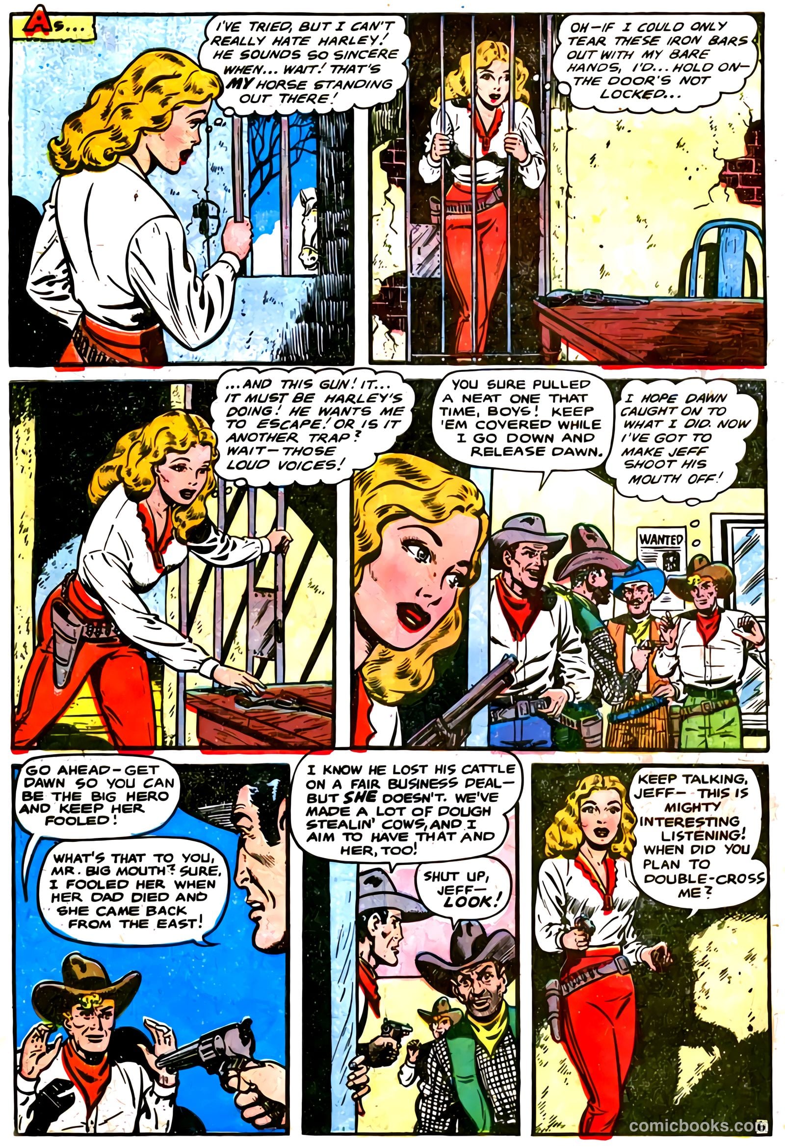 Cowgirl Romances #3 (1950) — page 8 of 51