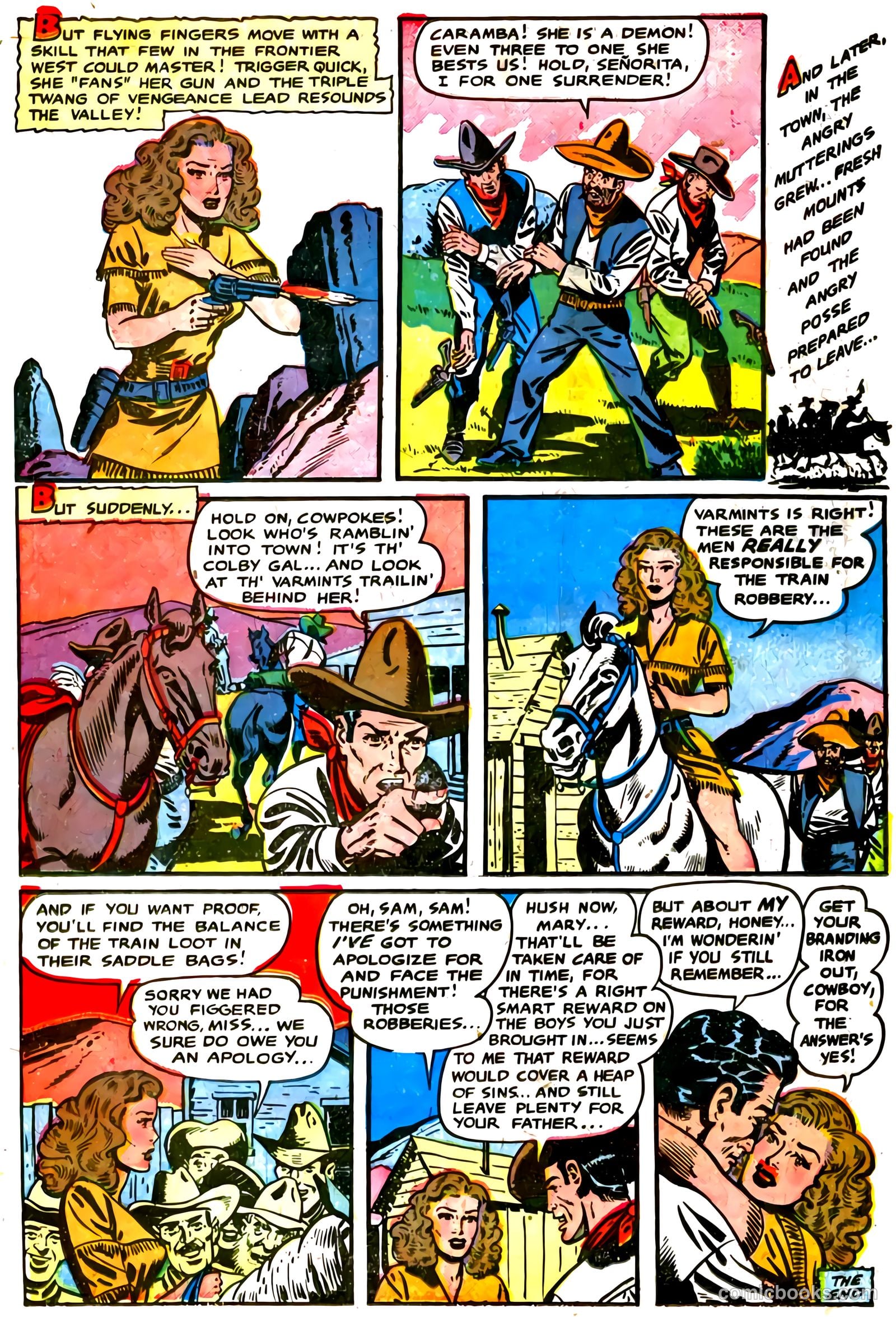 Cowgirl Romances #3 (1950) — page 20 of 51