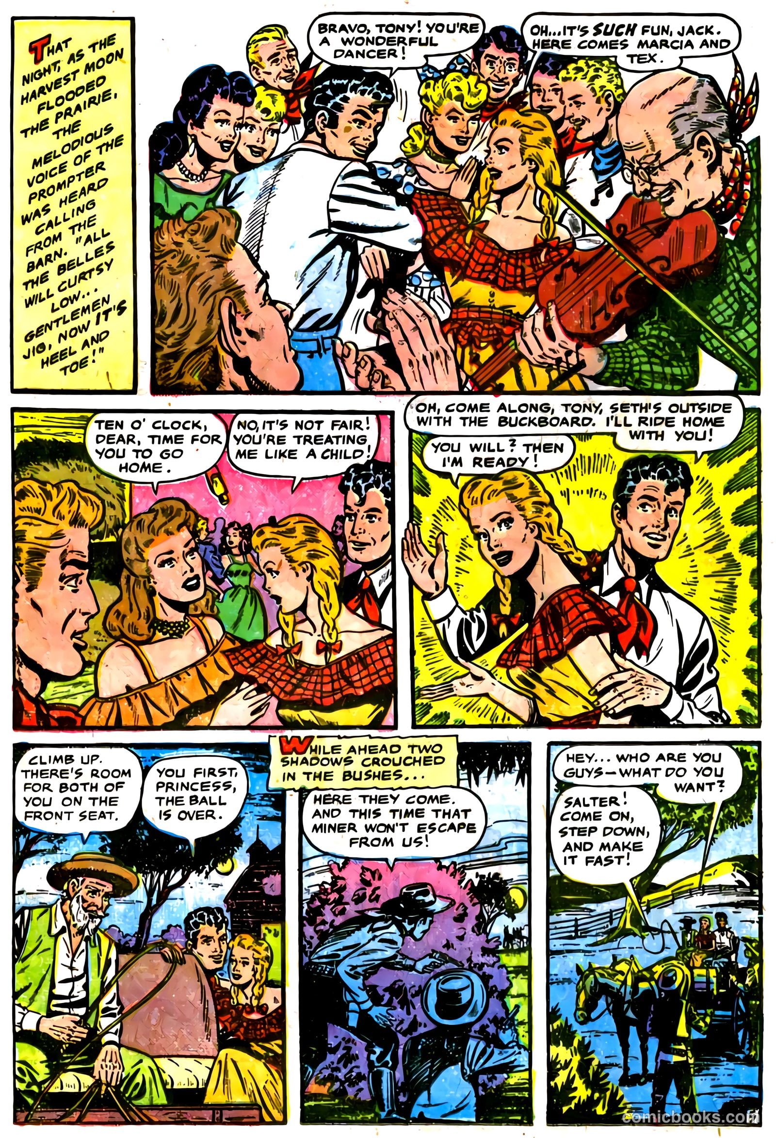 Cowgirl Romances #3 (1950) — page 36 of 51