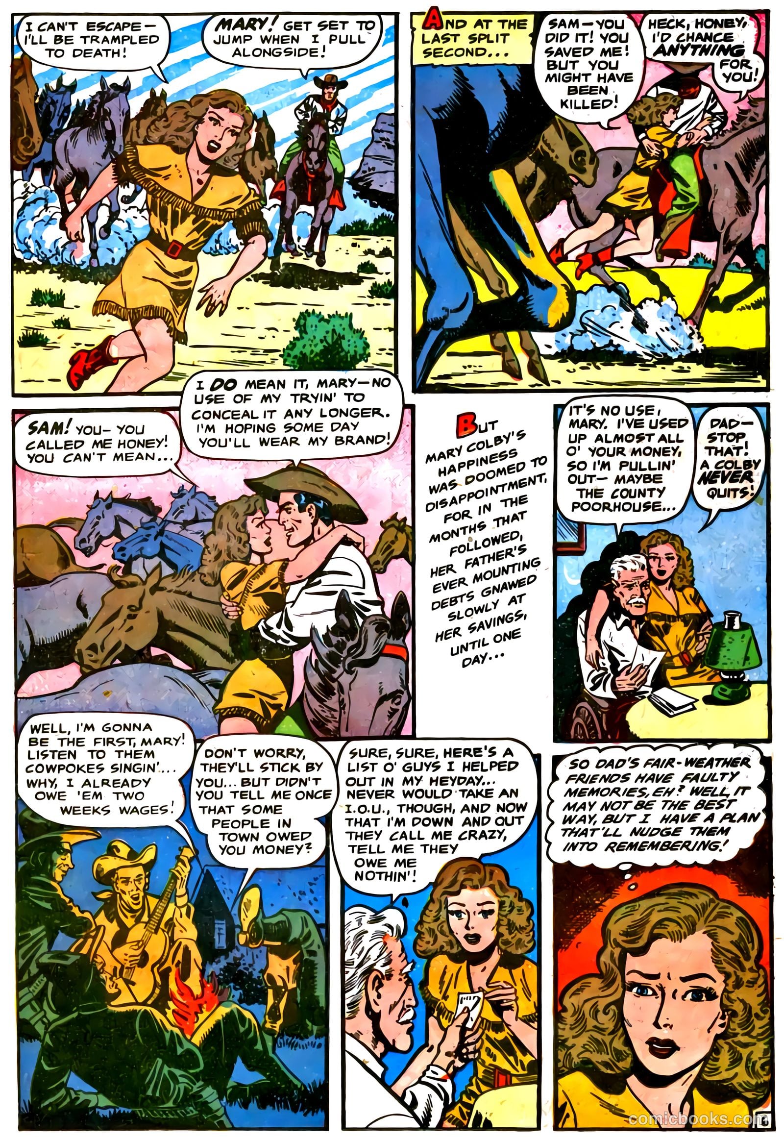 Cowgirl Romances #3 (1950) — page 14 of 51