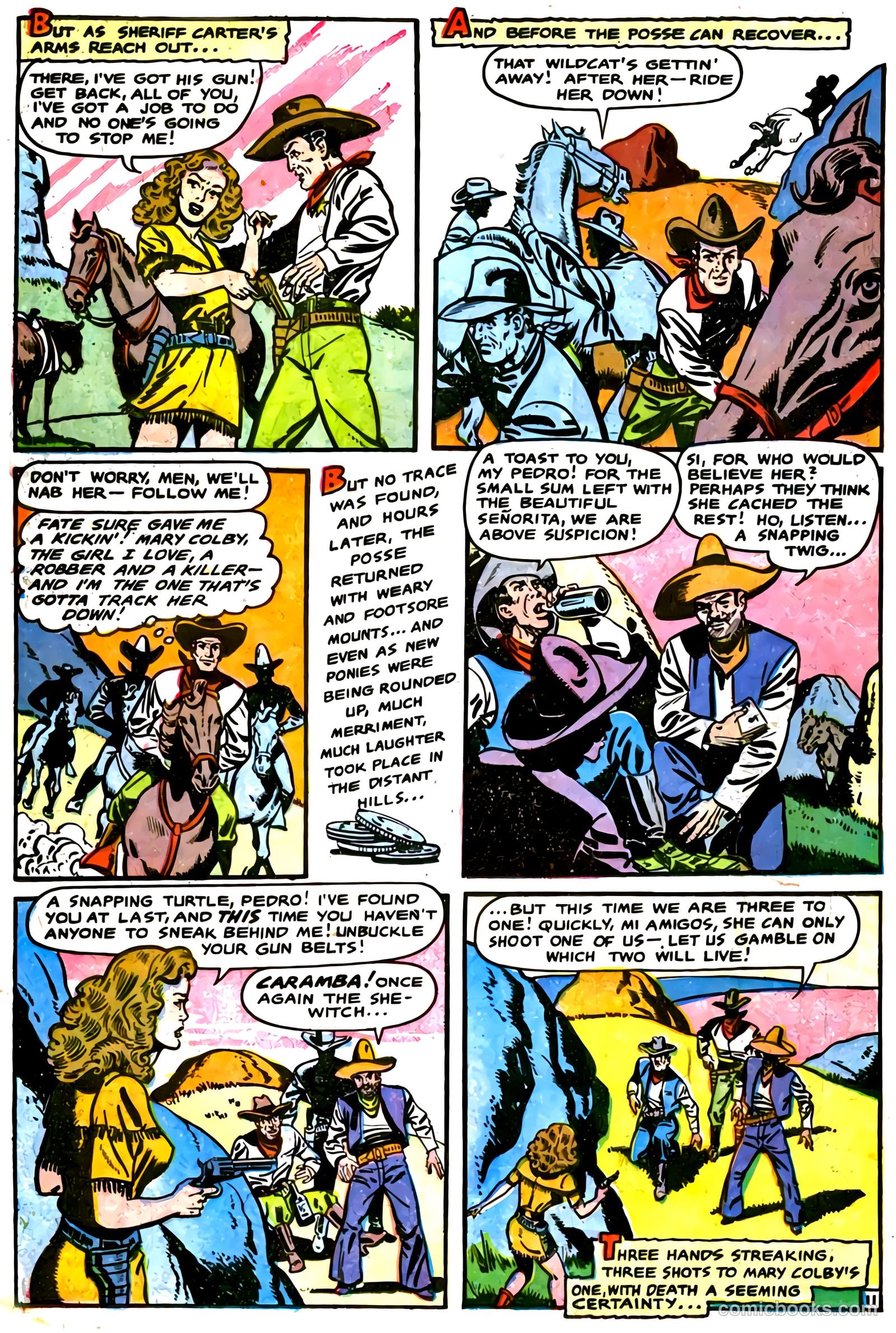 Cowgirl Romances #3 (1950) — page 19 of 51