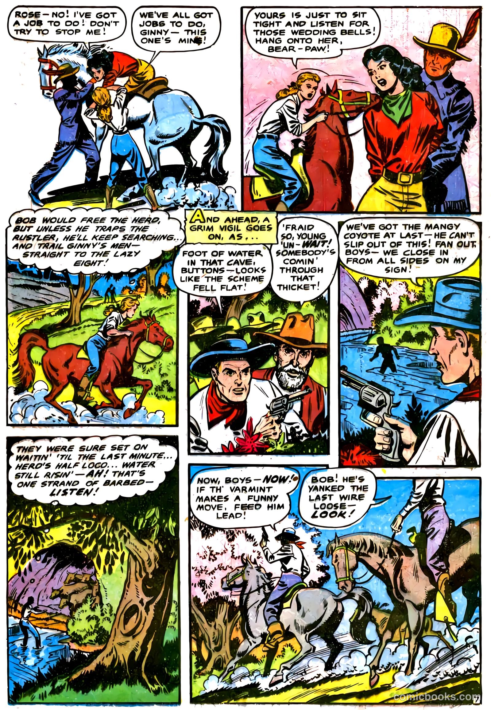 Cowgirl Romances #3 (1950) — page 28 of 51