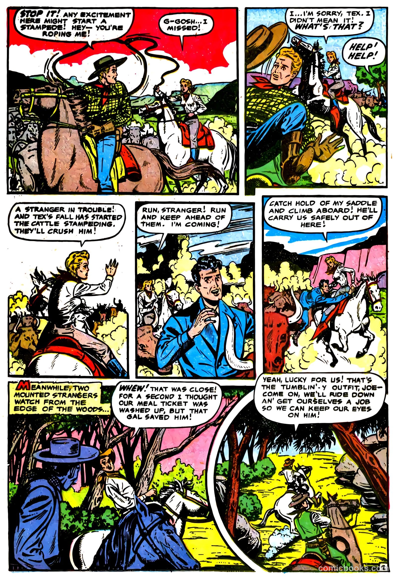 Cowgirl Romances #3 (1950) — page 33 of 51