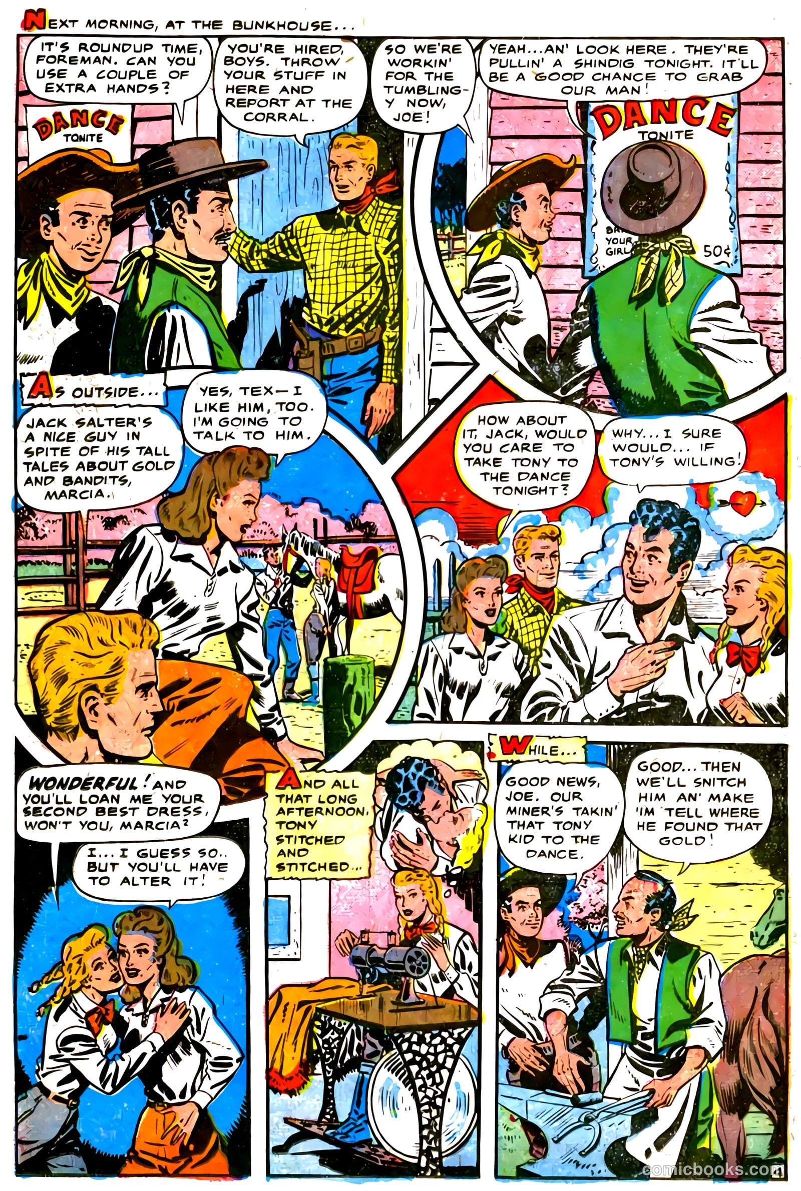 Cowgirl Romances #3 (1950) — page 35 of 51