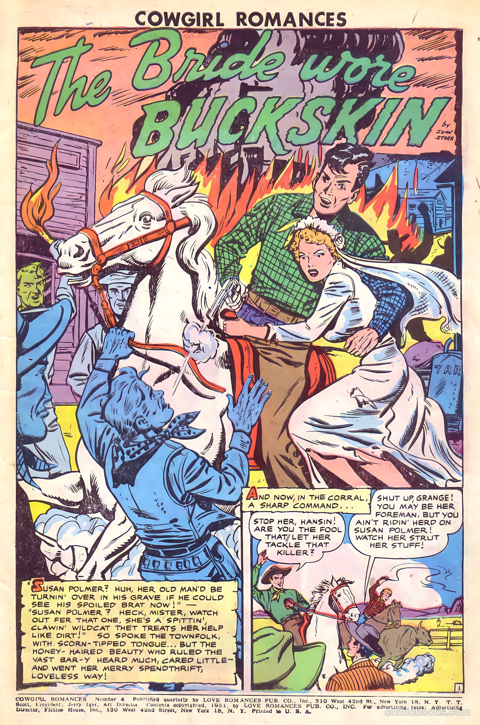 Cowgirl Romances #4 (1951) — page 3 of 36