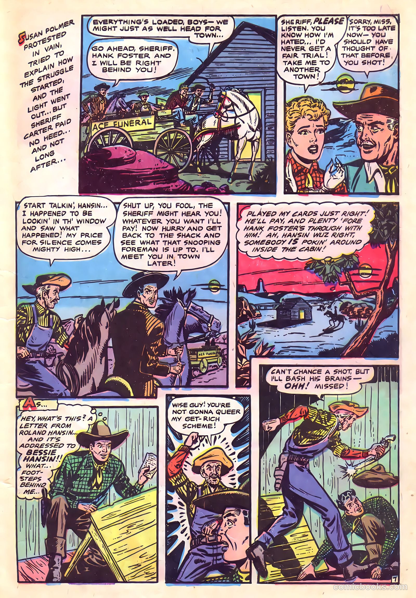 Cowgirl Romances #4 (1951) — page 9 of 36