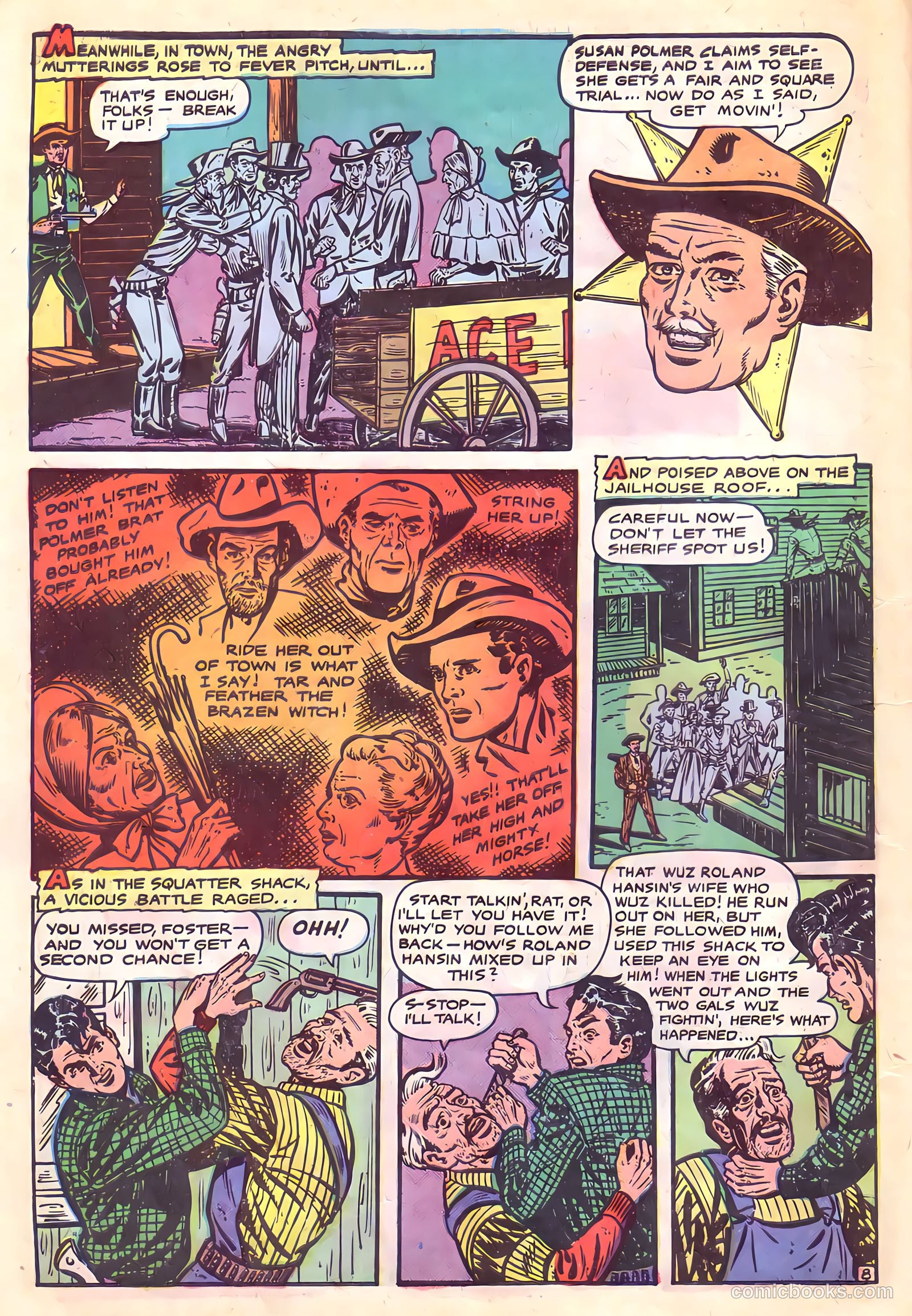 Cowgirl Romances #4 (1951) — page 10 of 36