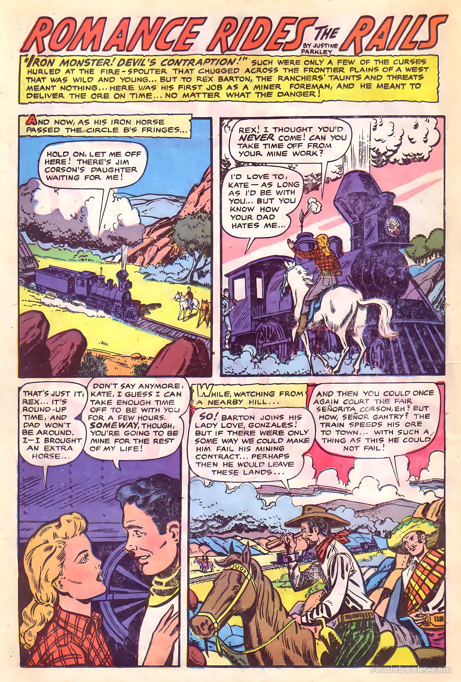 Cowgirl Romances #4 (1951) — page 14 of 36