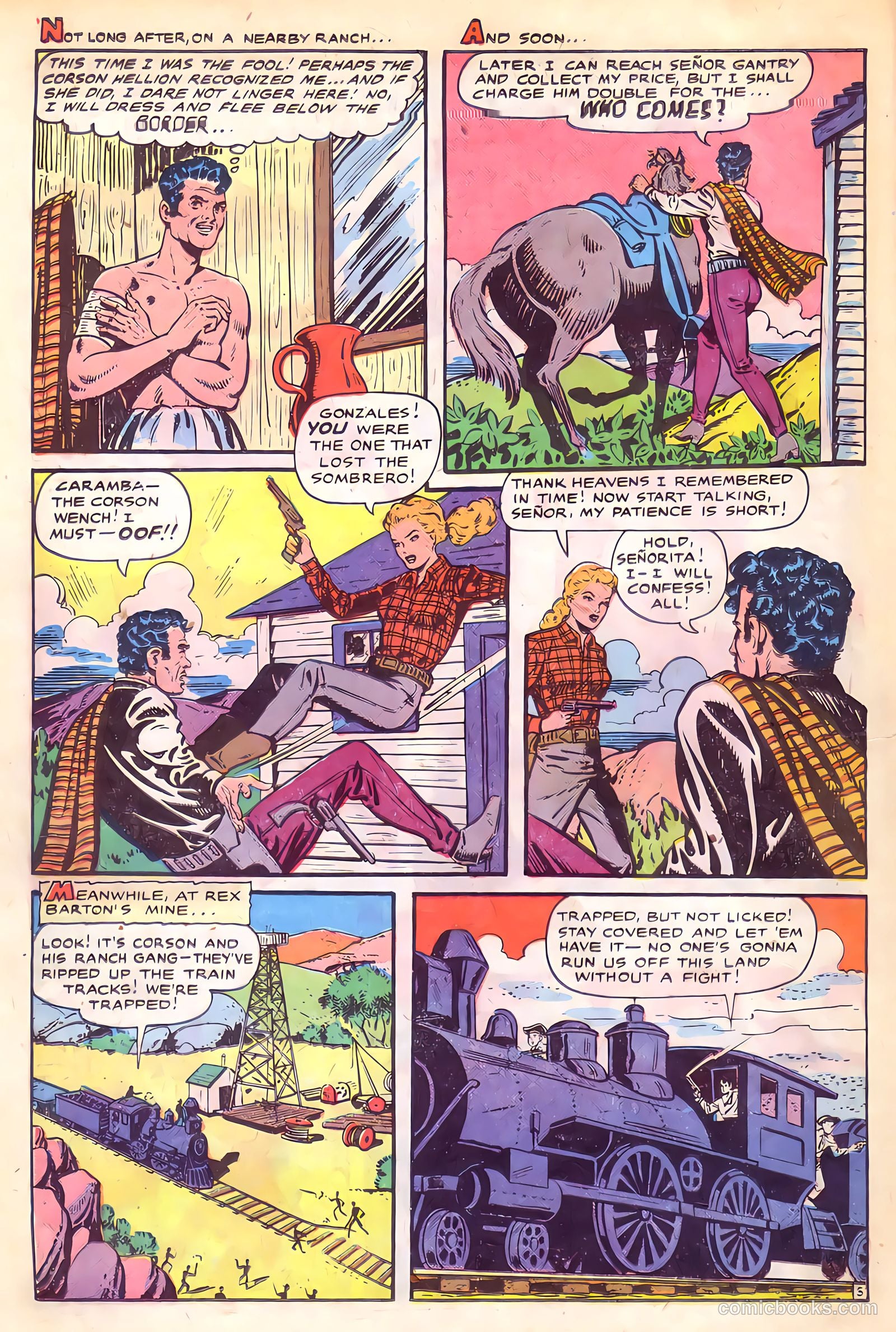 Cowgirl Romances #4 (1951) — page 18 of 36