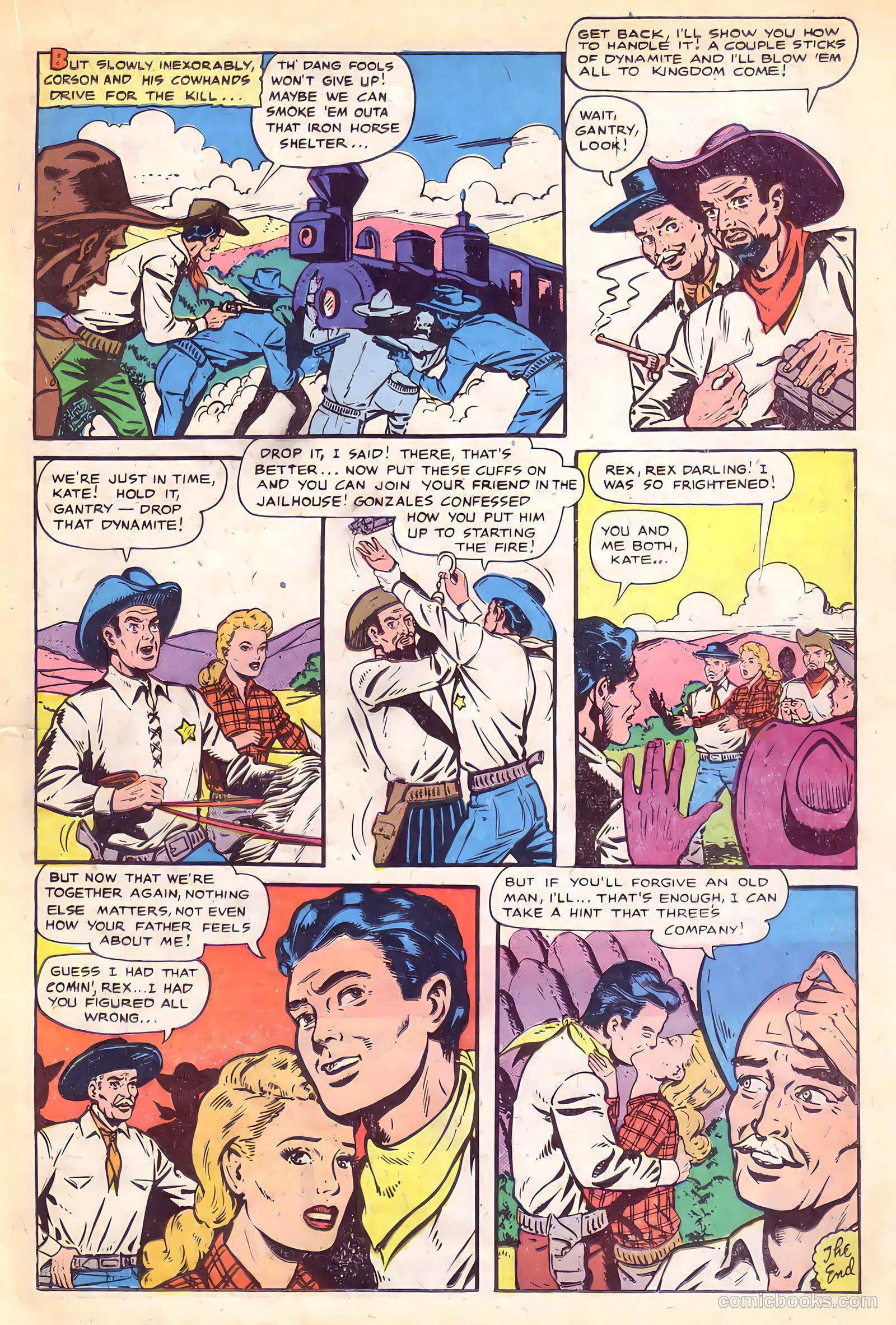 Cowgirl Romances #4 (1951) — page 19 of 36