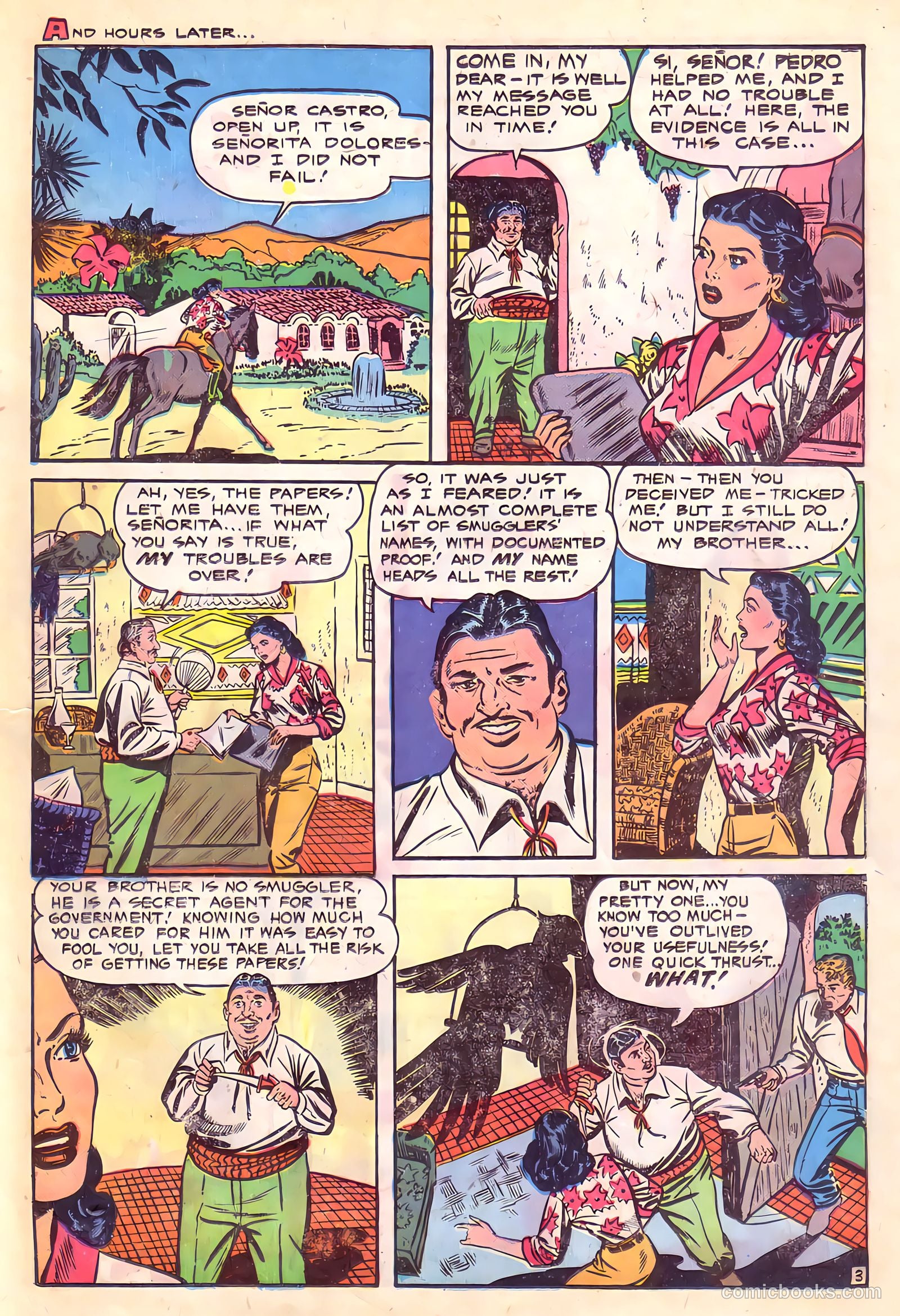 Cowgirl Romances #4 (1951) — page 23 of 36