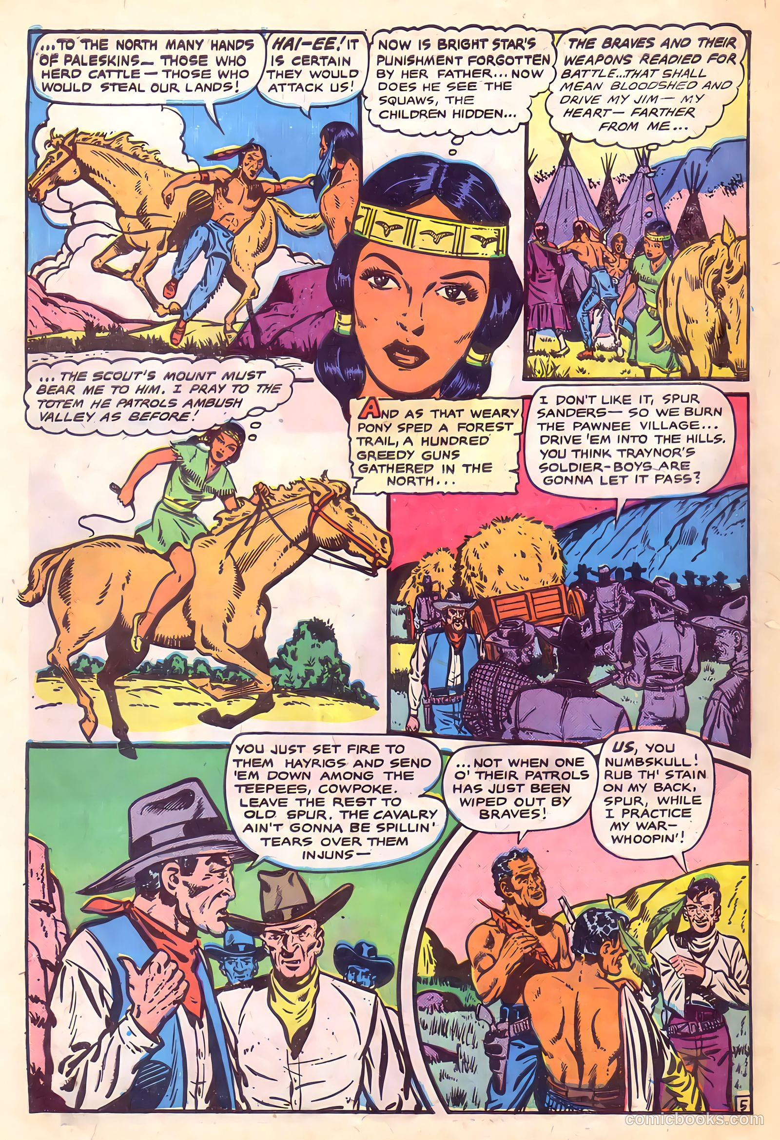 Cowgirl Romances #4 (1951) — page 30 of 36