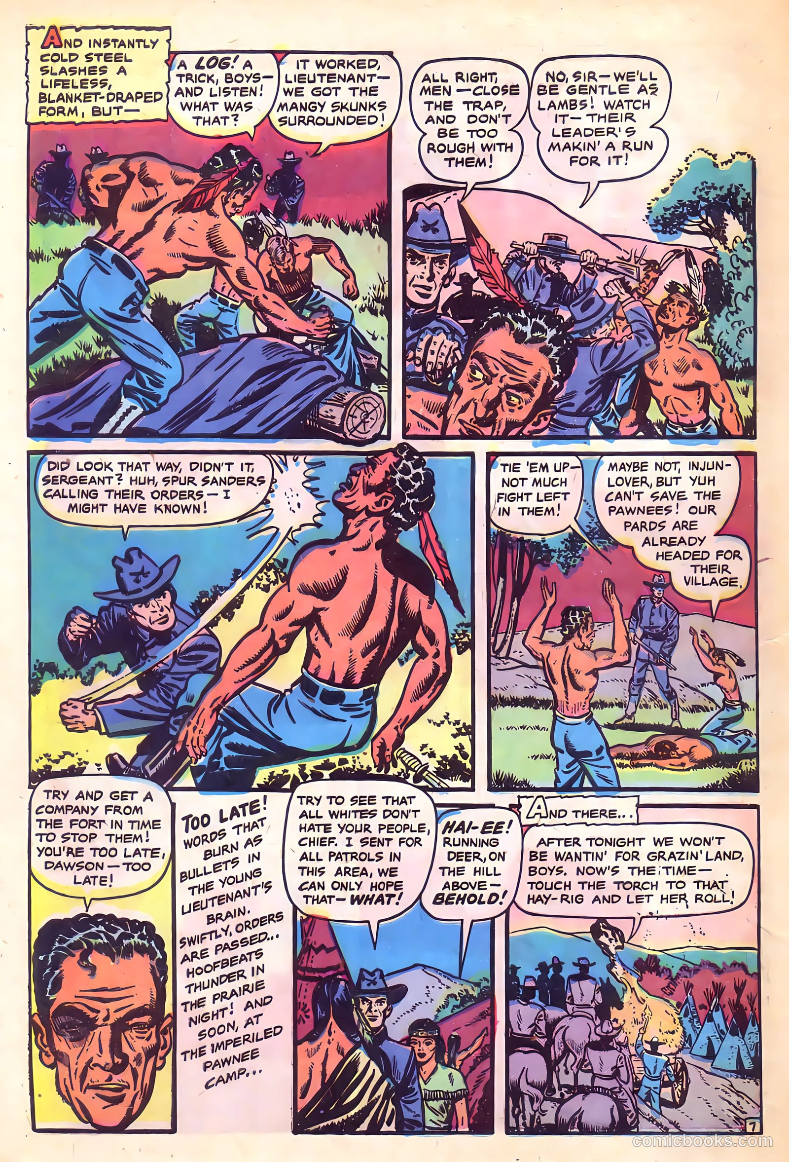 Cowgirl Romances #4 (1951) — page 32 of 36