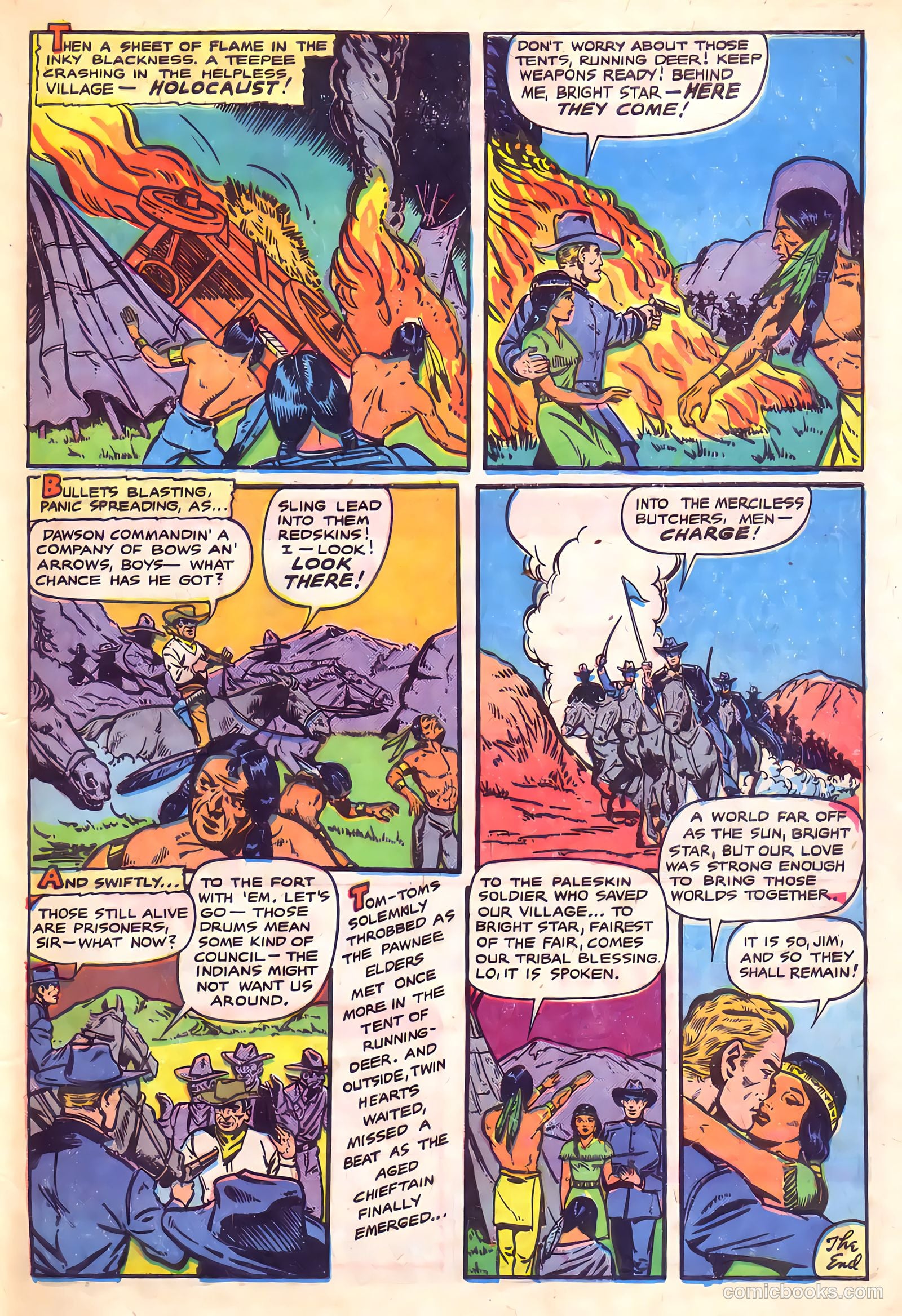 Cowgirl Romances #4 (1951) — page 33 of 36