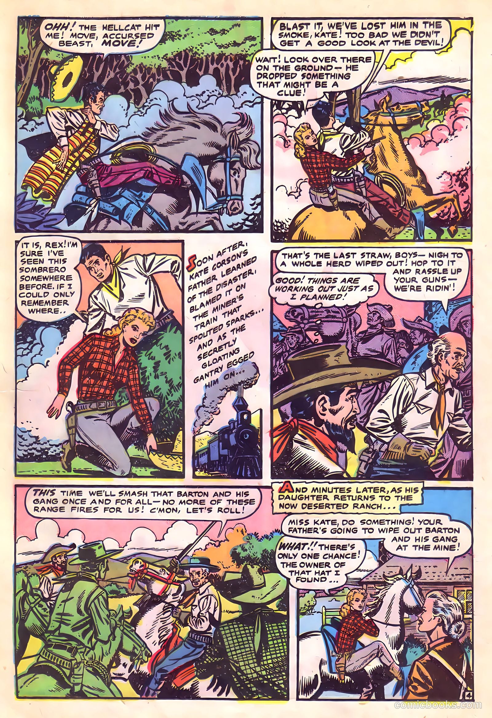 Cowgirl Romances #4 (1951) — page 17 of 36