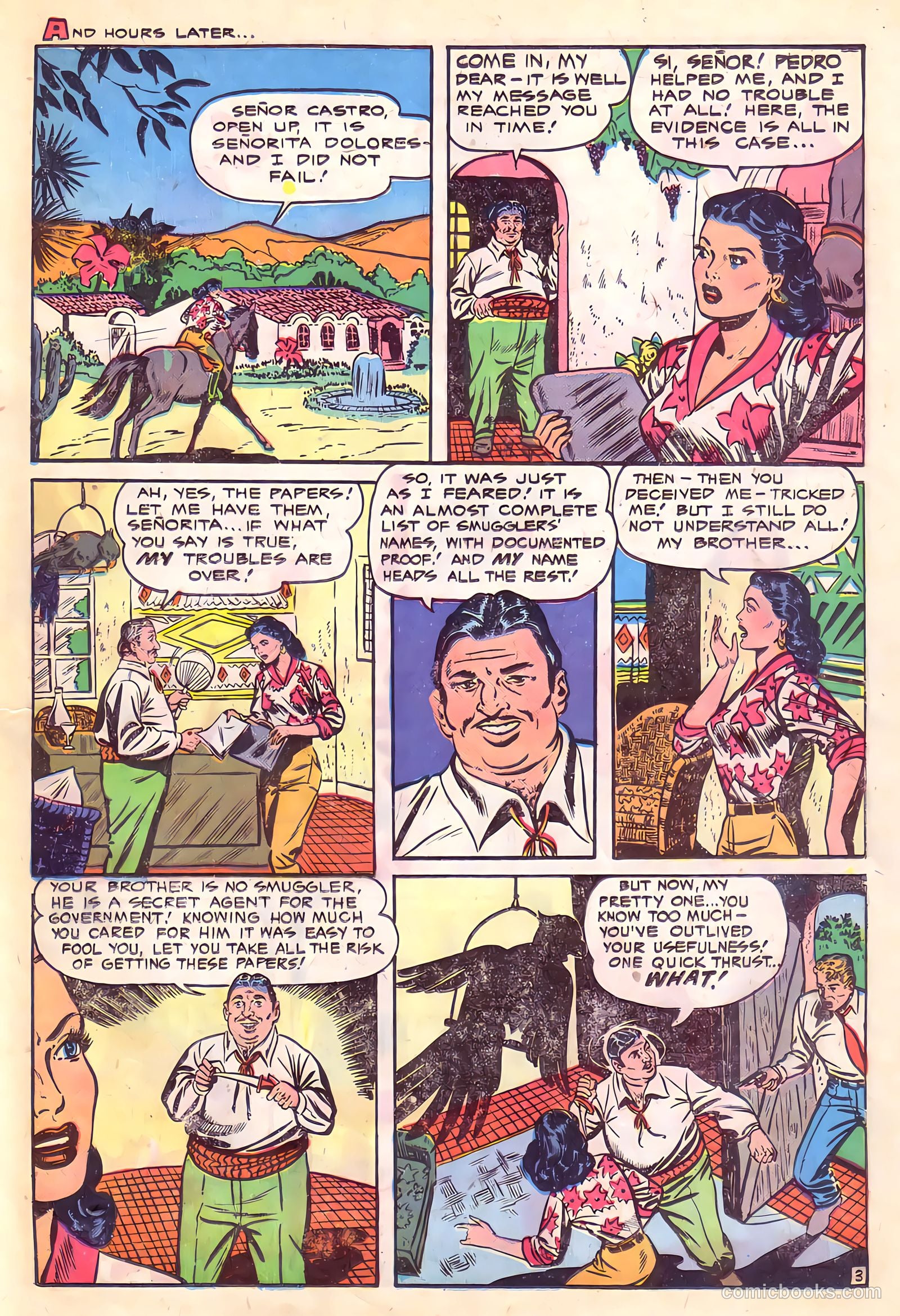 Cowgirl Romances #4 (1951) — page 23 of 36