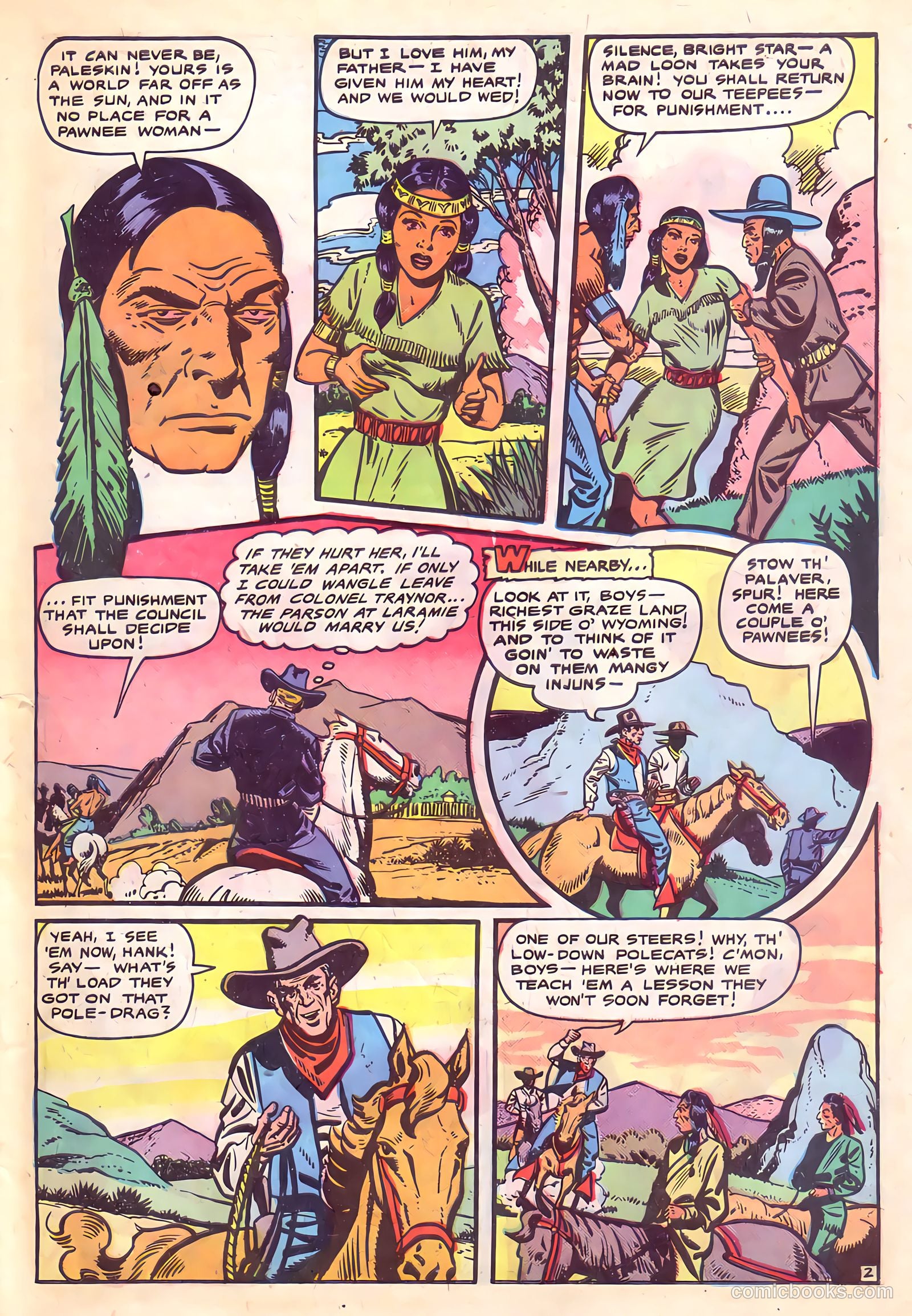 Cowgirl Romances #4 (1951) — page 27 of 36
