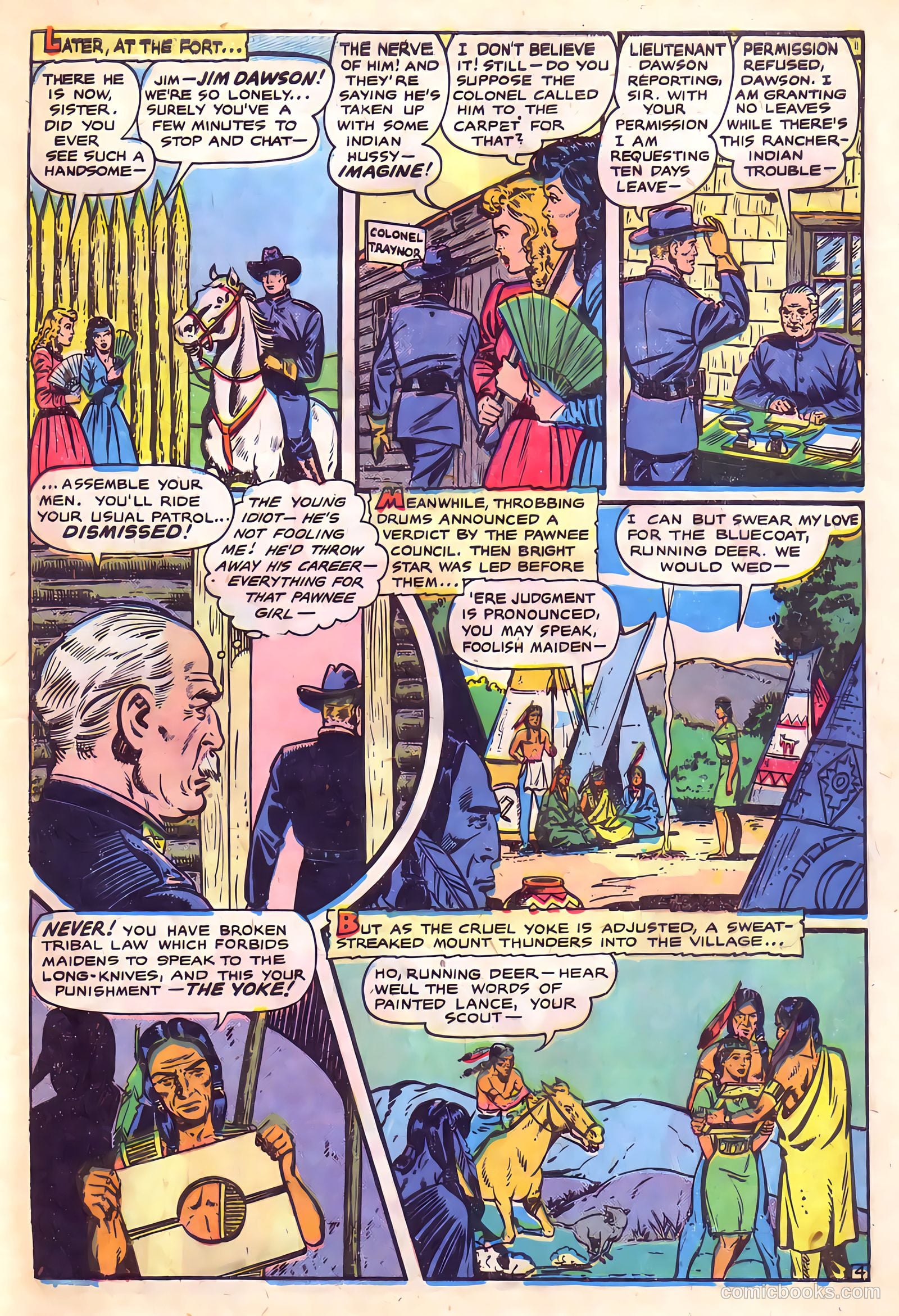 Cowgirl Romances #4 (1951) — page 29 of 36