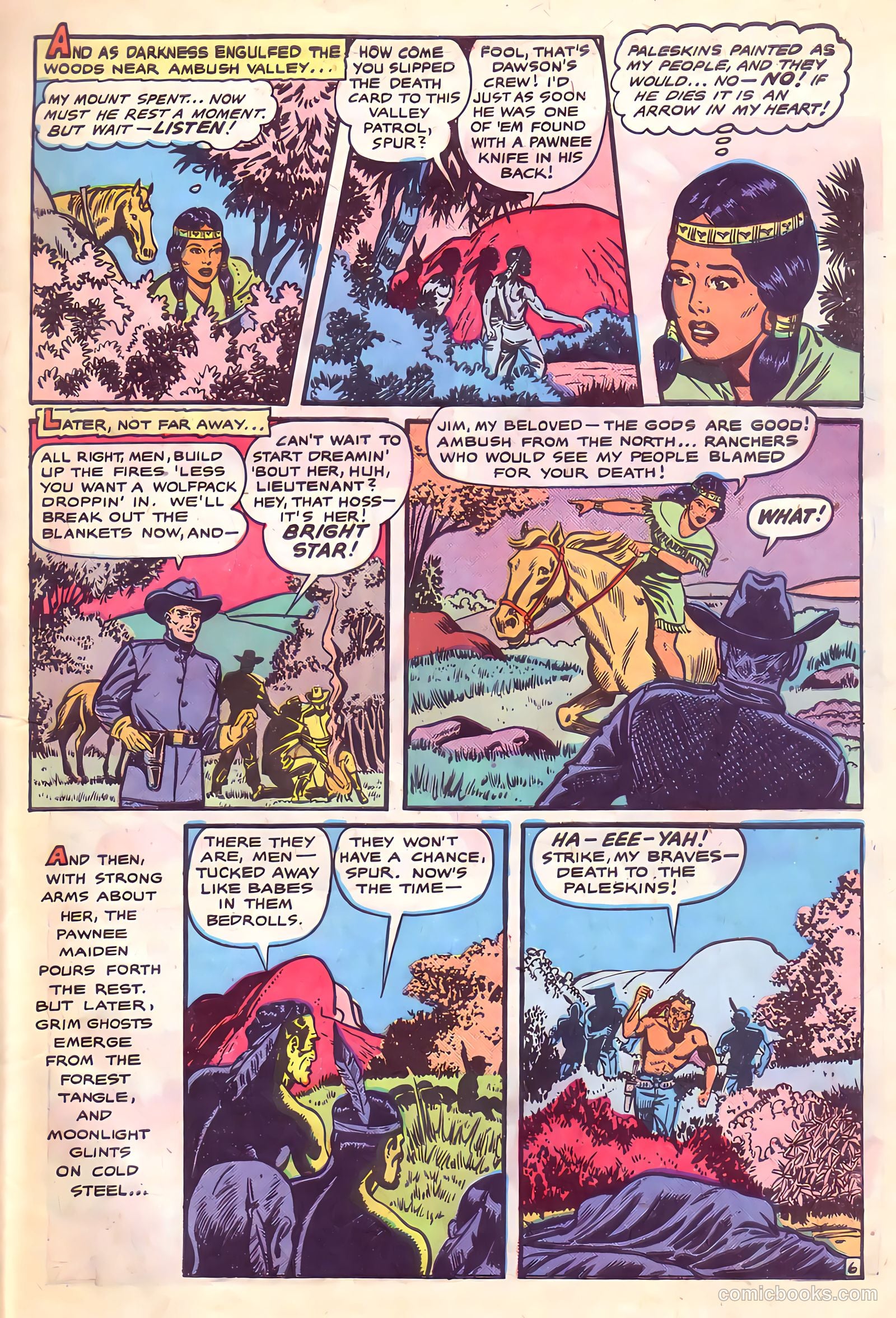 Cowgirl Romances #4 (1951) — page 31 of 36