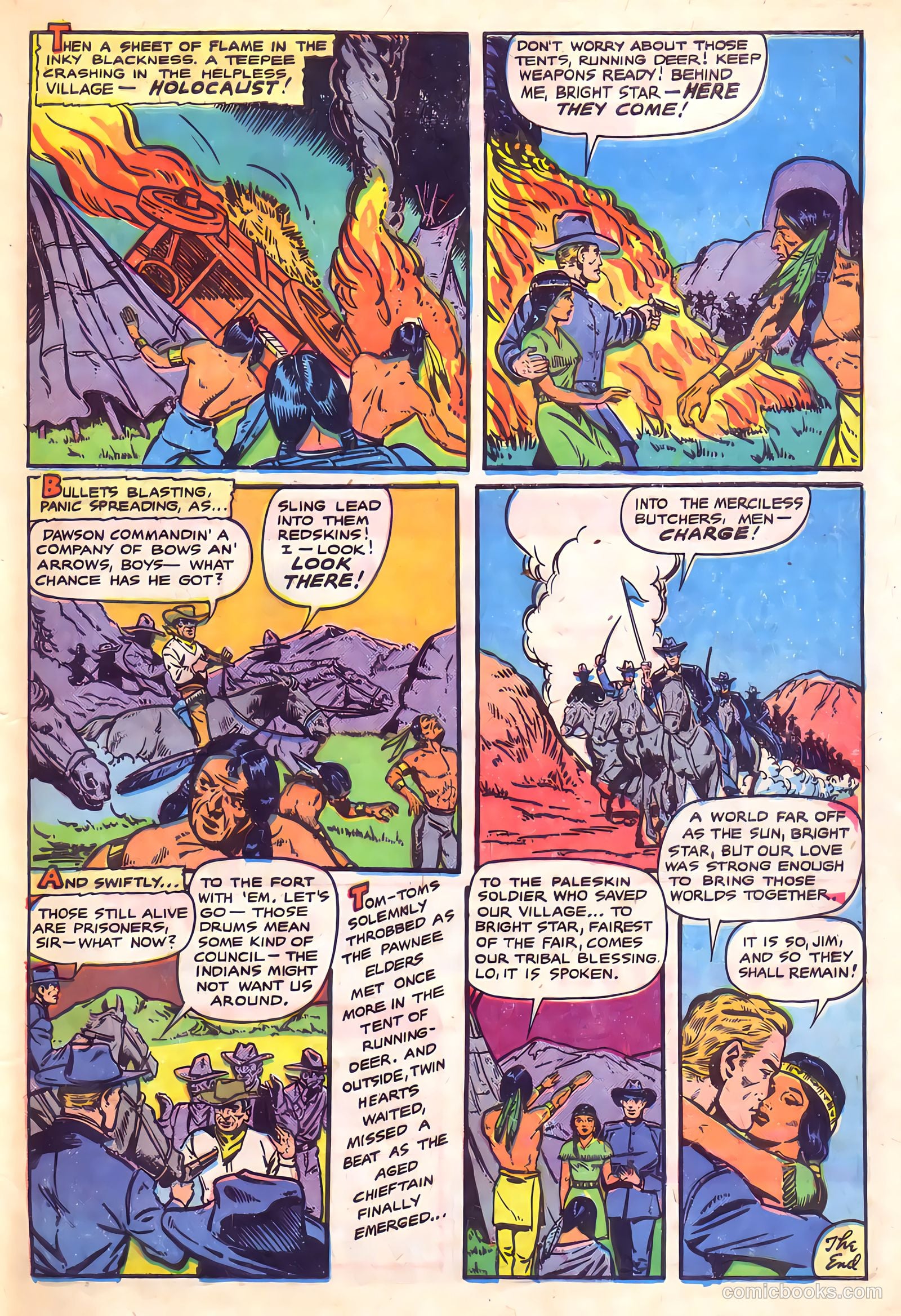 Cowgirl Romances #4 (1951) — page 33 of 36