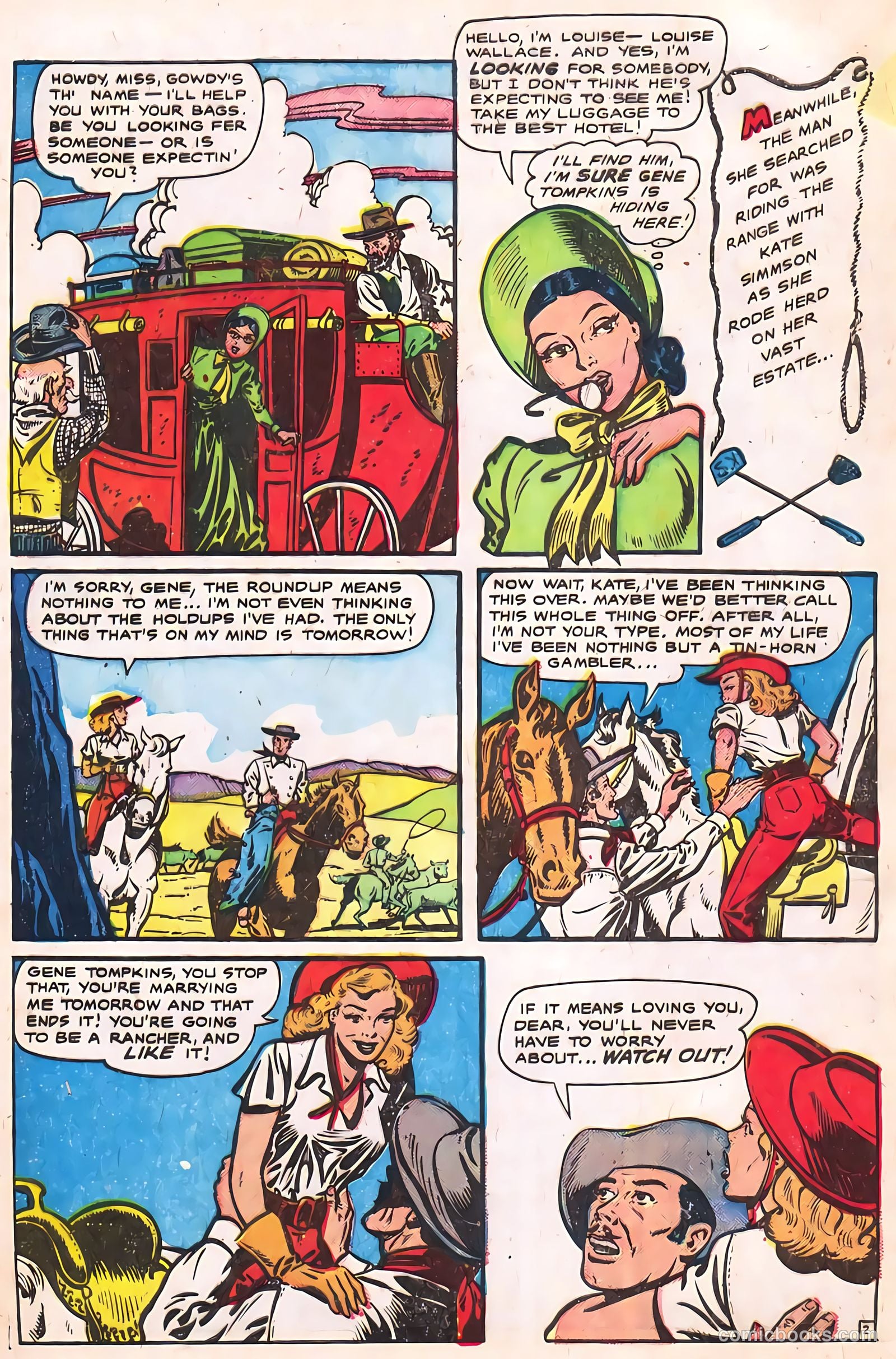 Cowgirl Romances #5 (1951) — page 4 of 36
