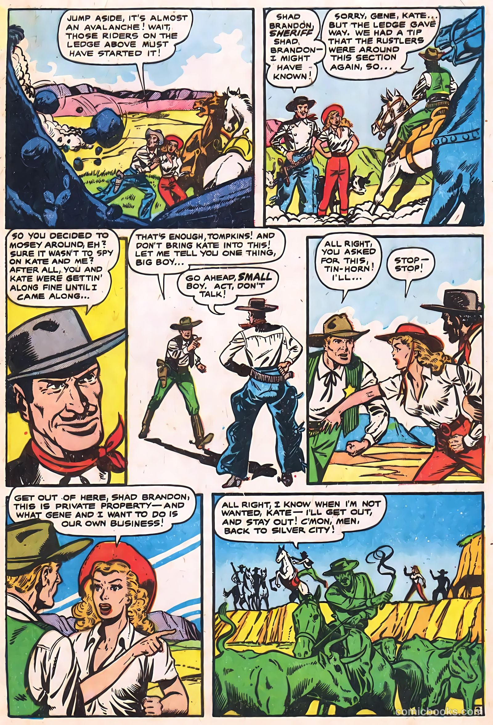 Cowgirl Romances #5 (1951) — page 5 of 36