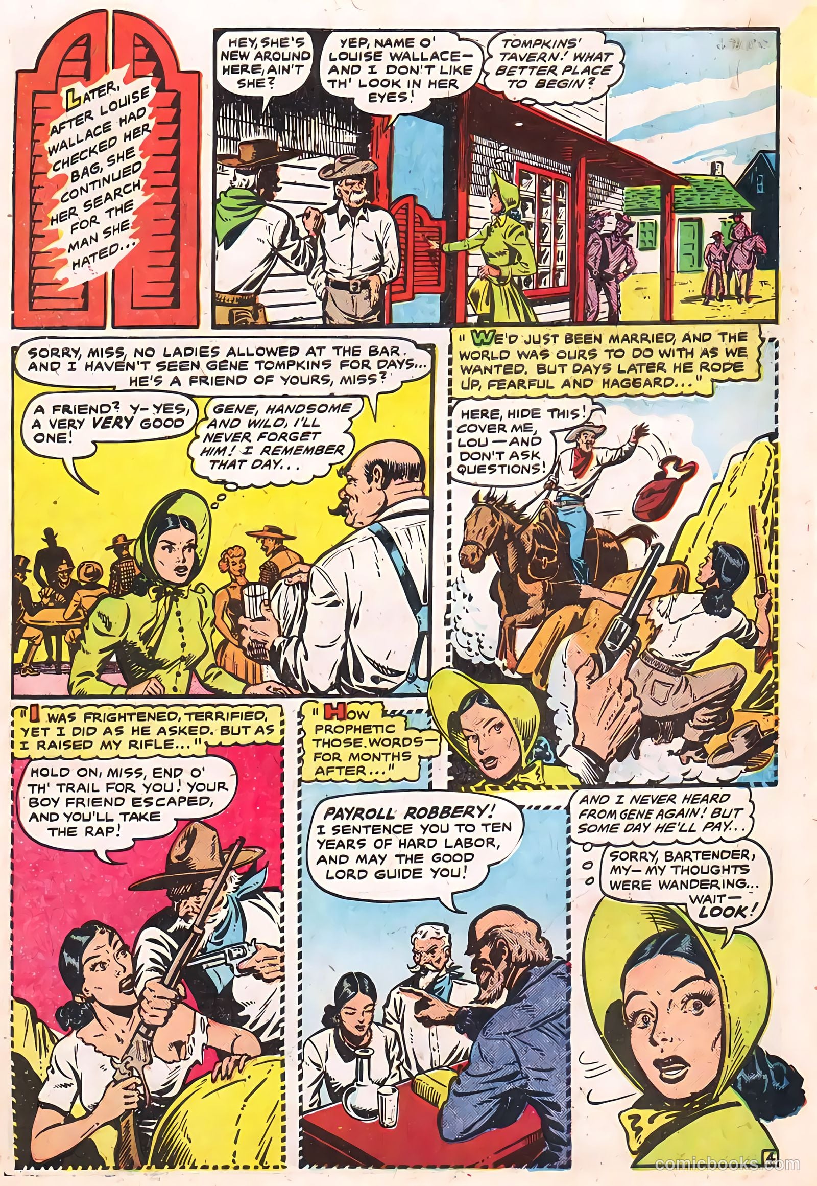 Cowgirl Romances #5 (1951) — page 6 of 36