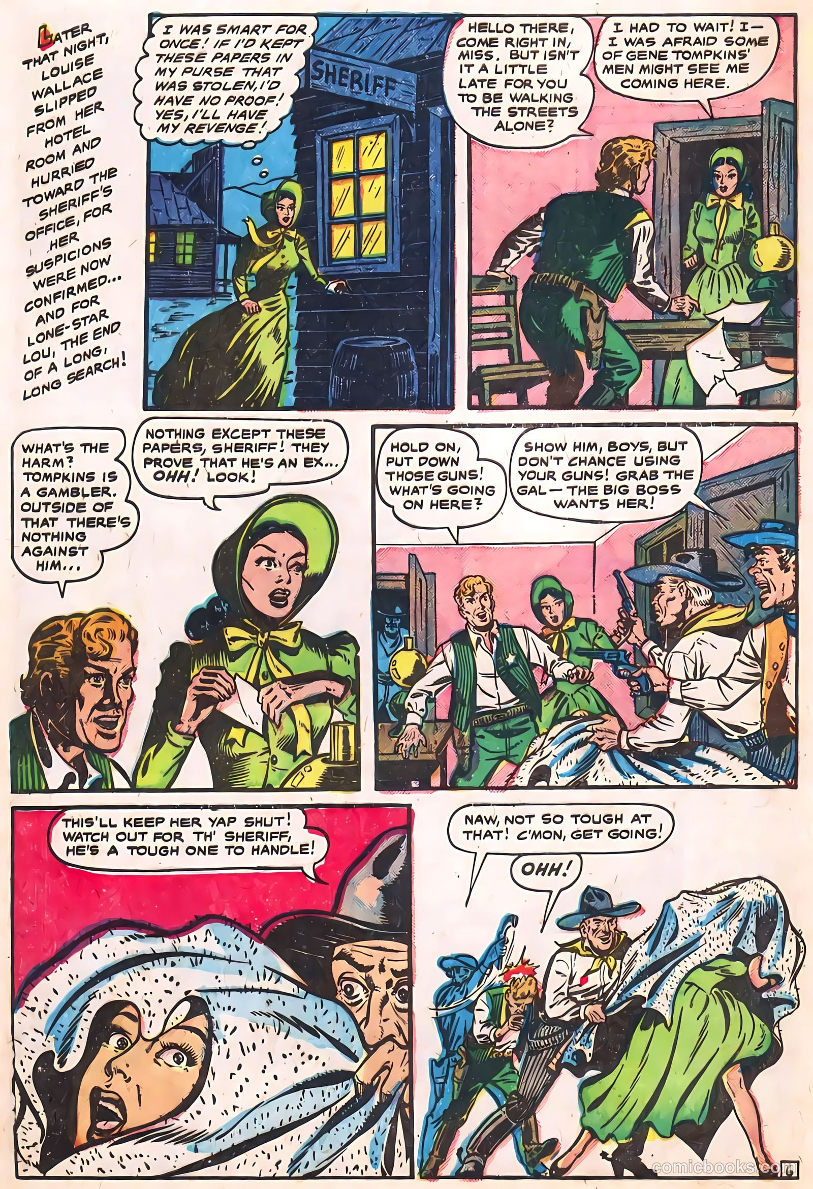 Cowgirl Romances #5 (1951) — page 8 of 36