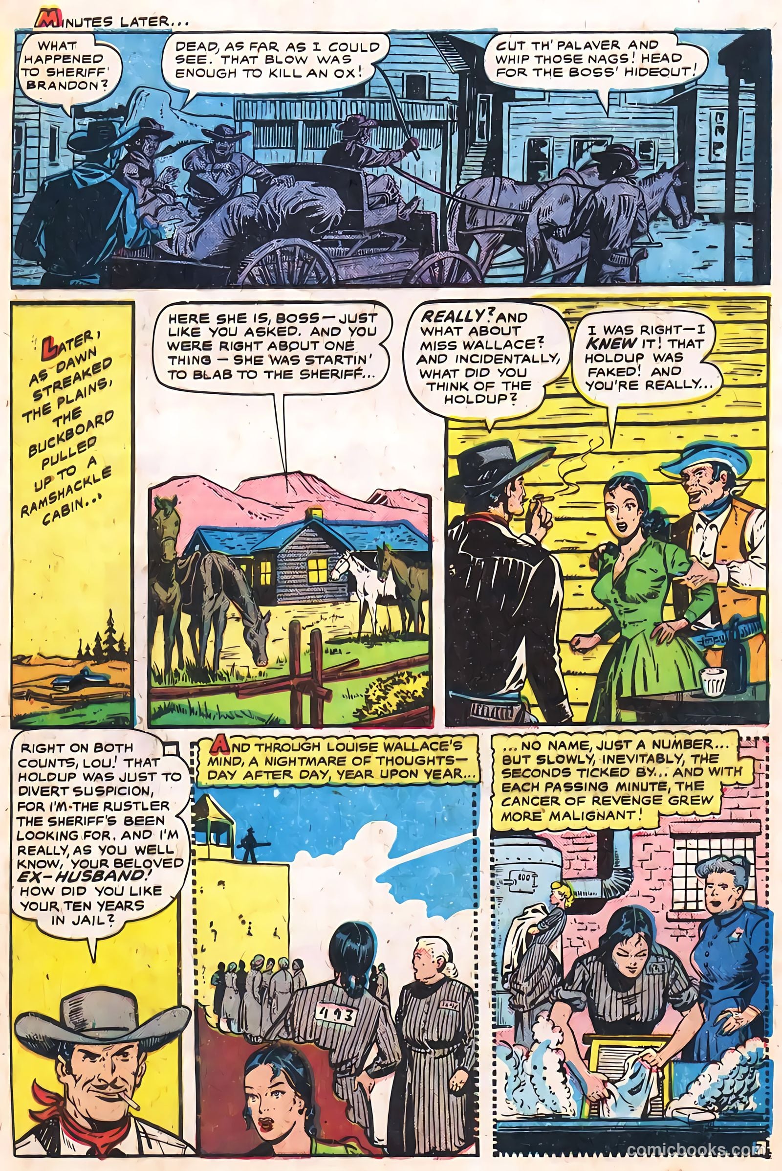 Cowgirl Romances #5 (1951) — page 9 of 36