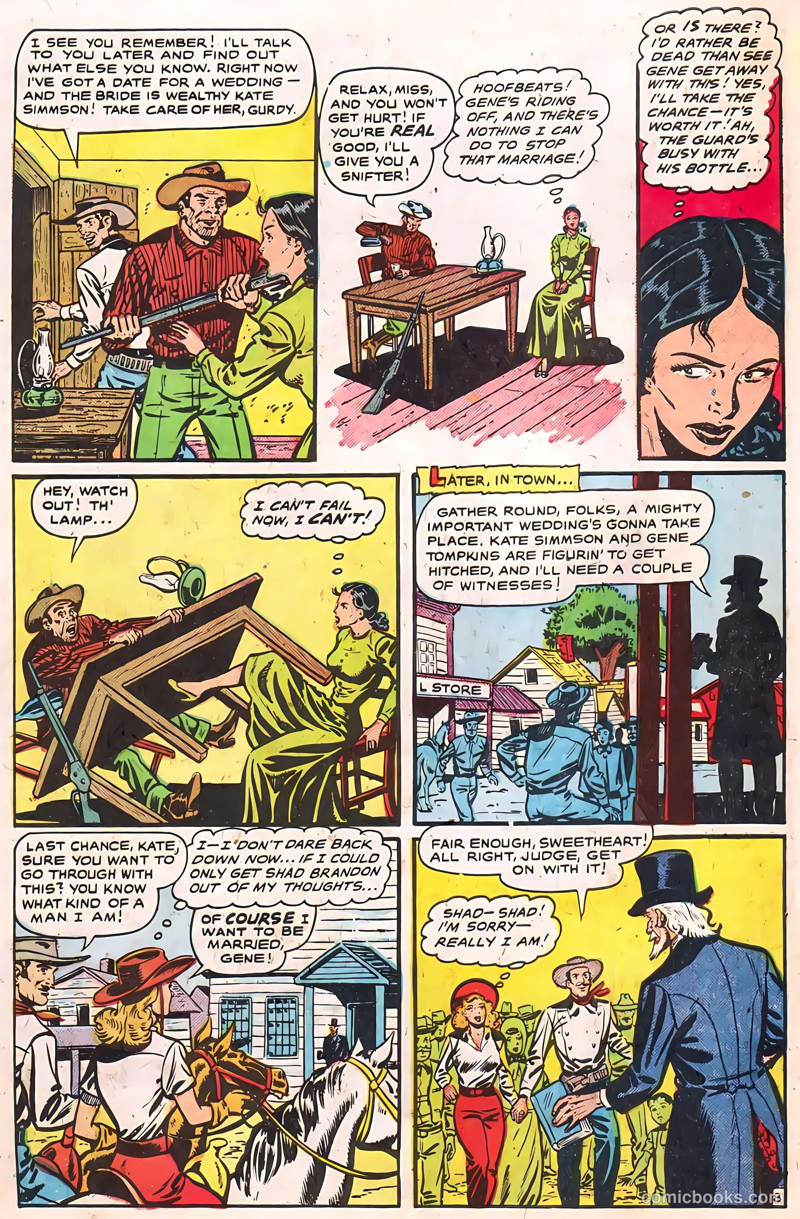 Cowgirl Romances #5 (1951) — page 10 of 36