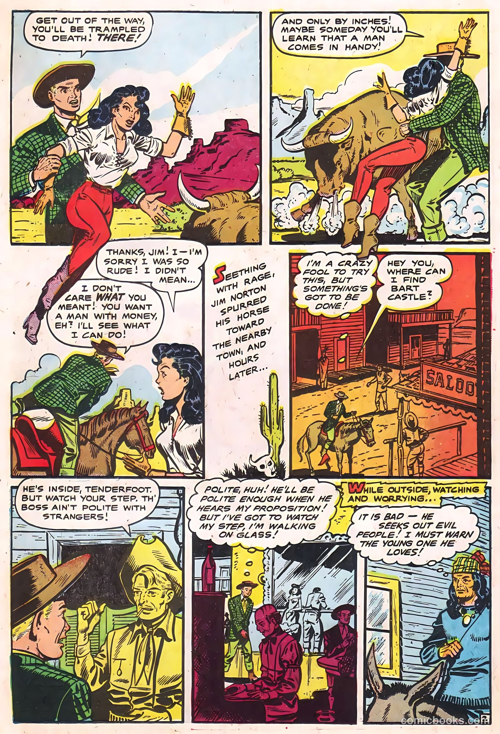 Cowgirl Romances #5 (1951) — page 15 of 36