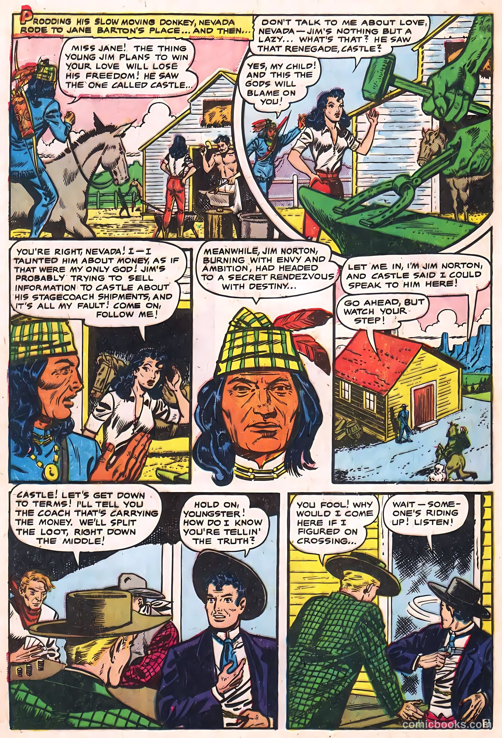 Cowgirl Romances #5 (1951) — page 16 of 36