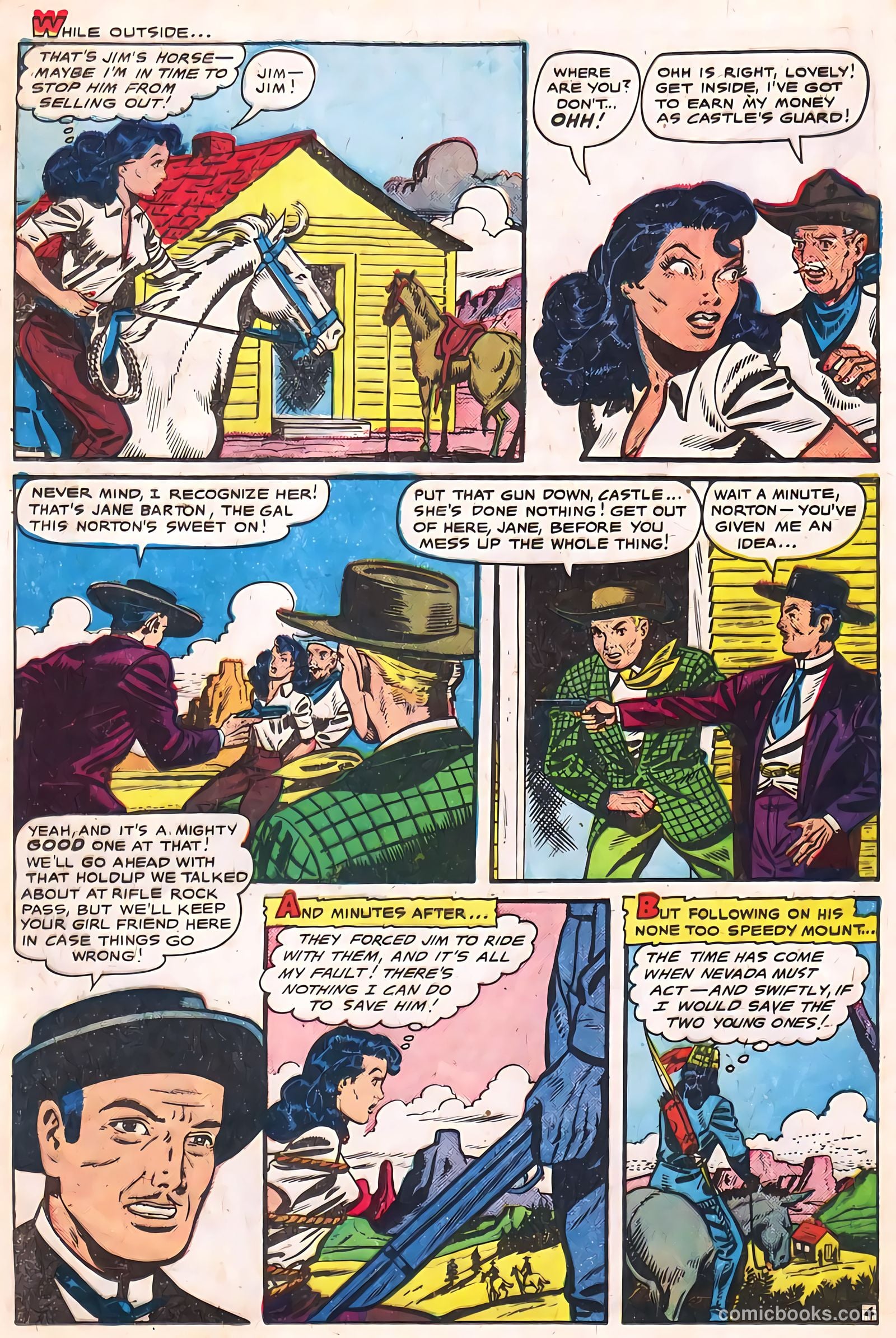 Cowgirl Romances #5 (1951) — page 17 of 36