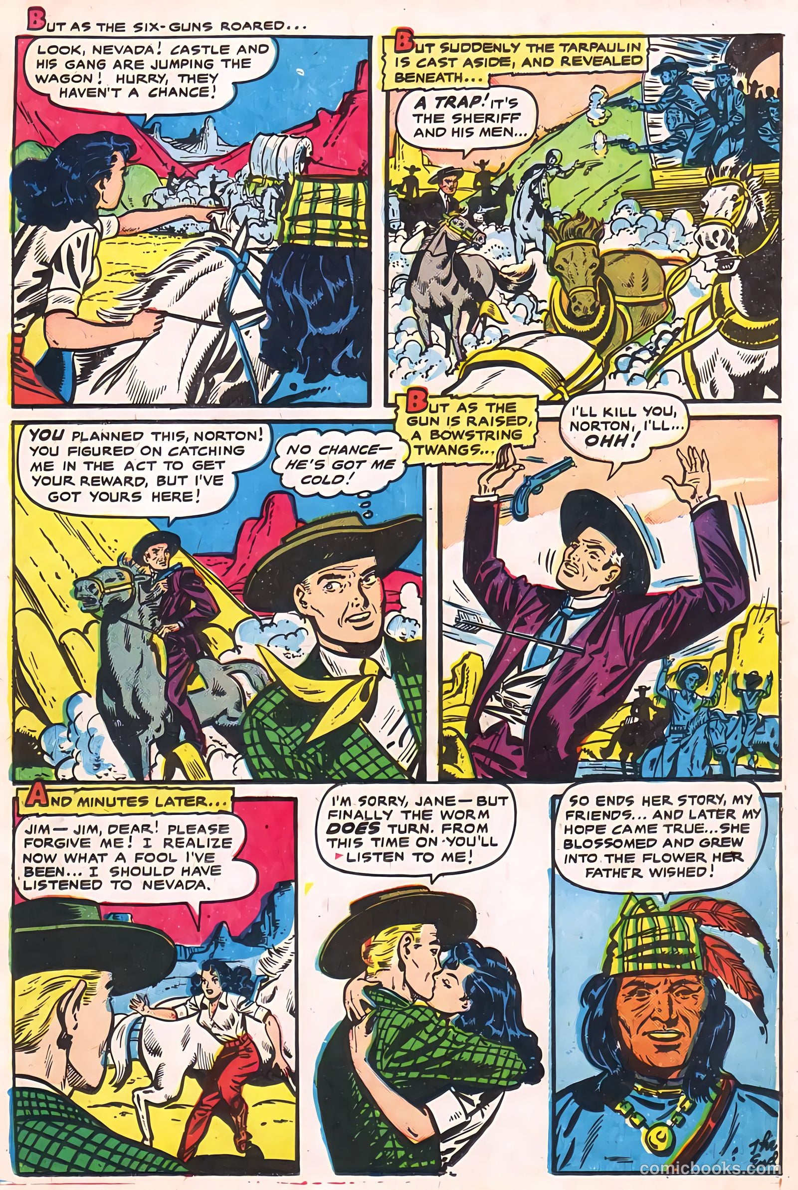 Cowgirl Romances #5 (1951) — page 19 of 36