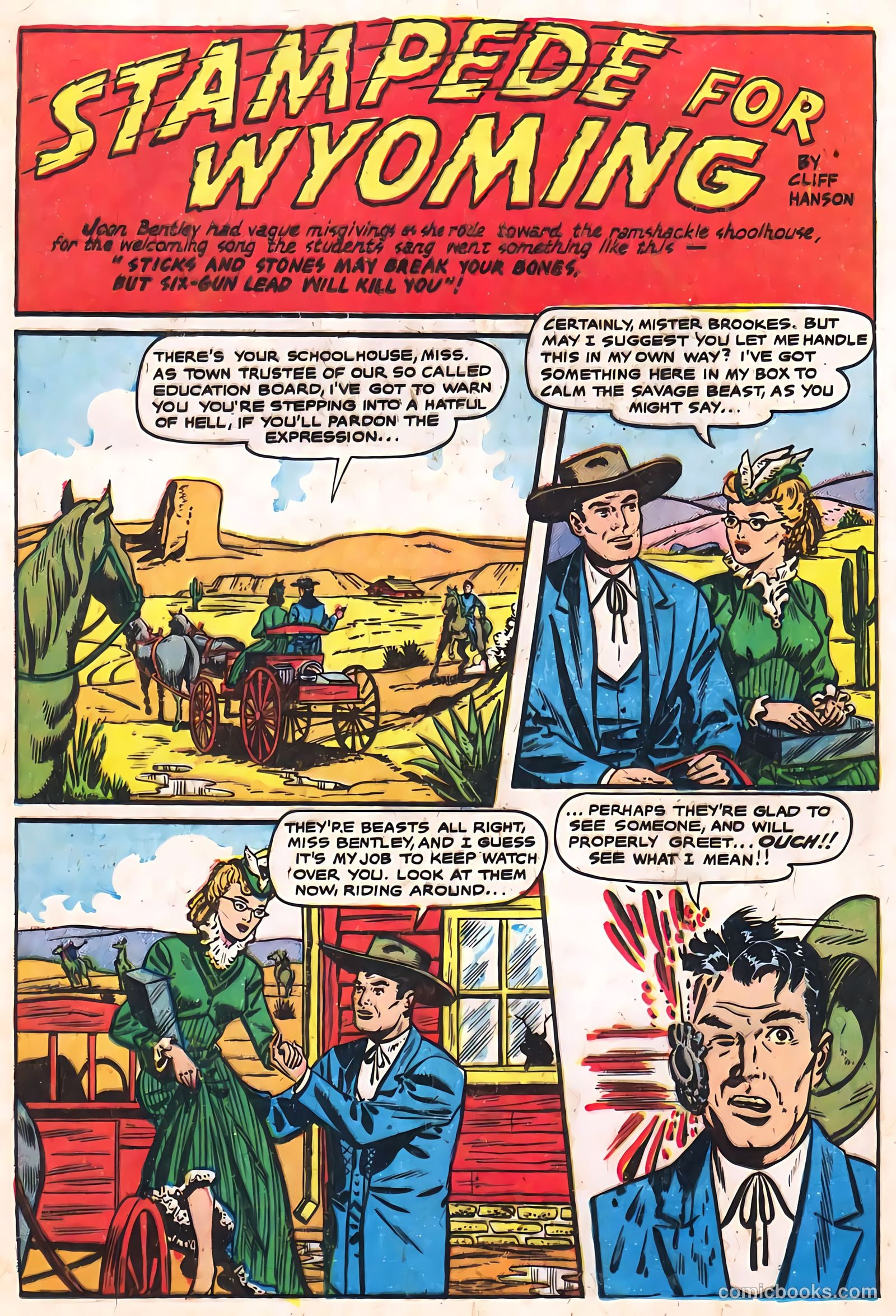 Cowgirl Romances #5 (1951) — page 21 of 36