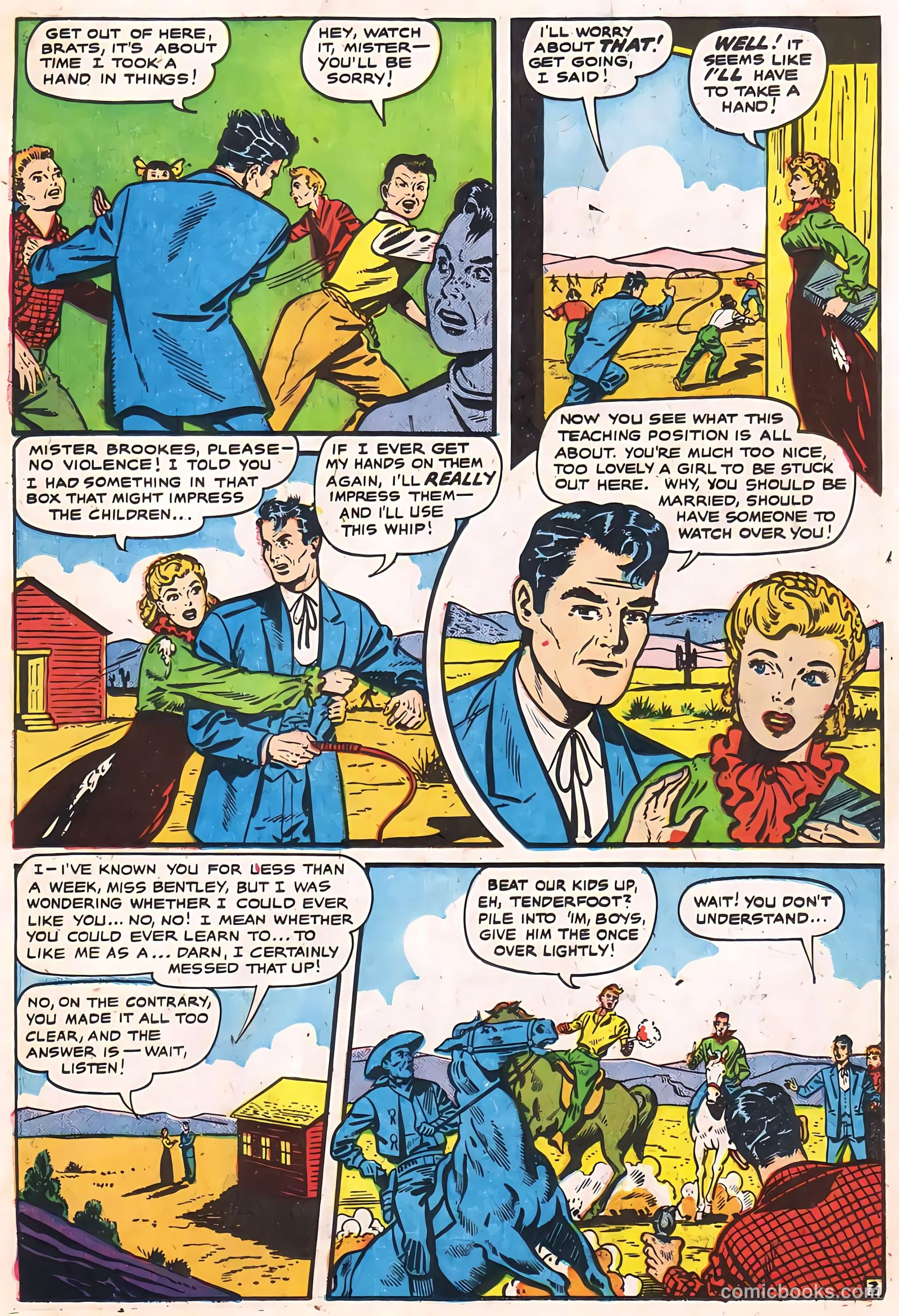 Cowgirl Romances #5 (1951) — page 23 of 36