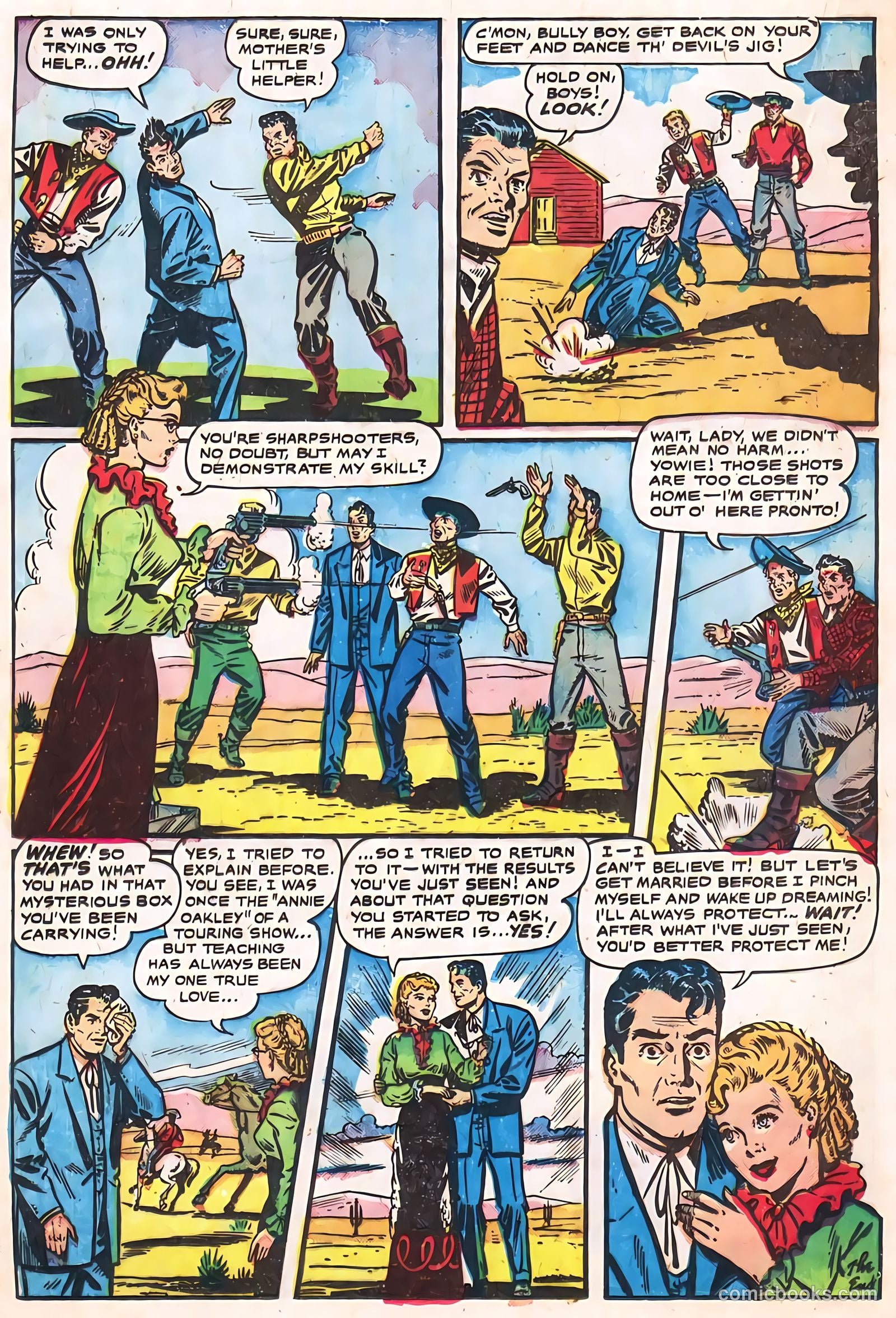 Cowgirl Romances #5 (1951) — page 24 of 36