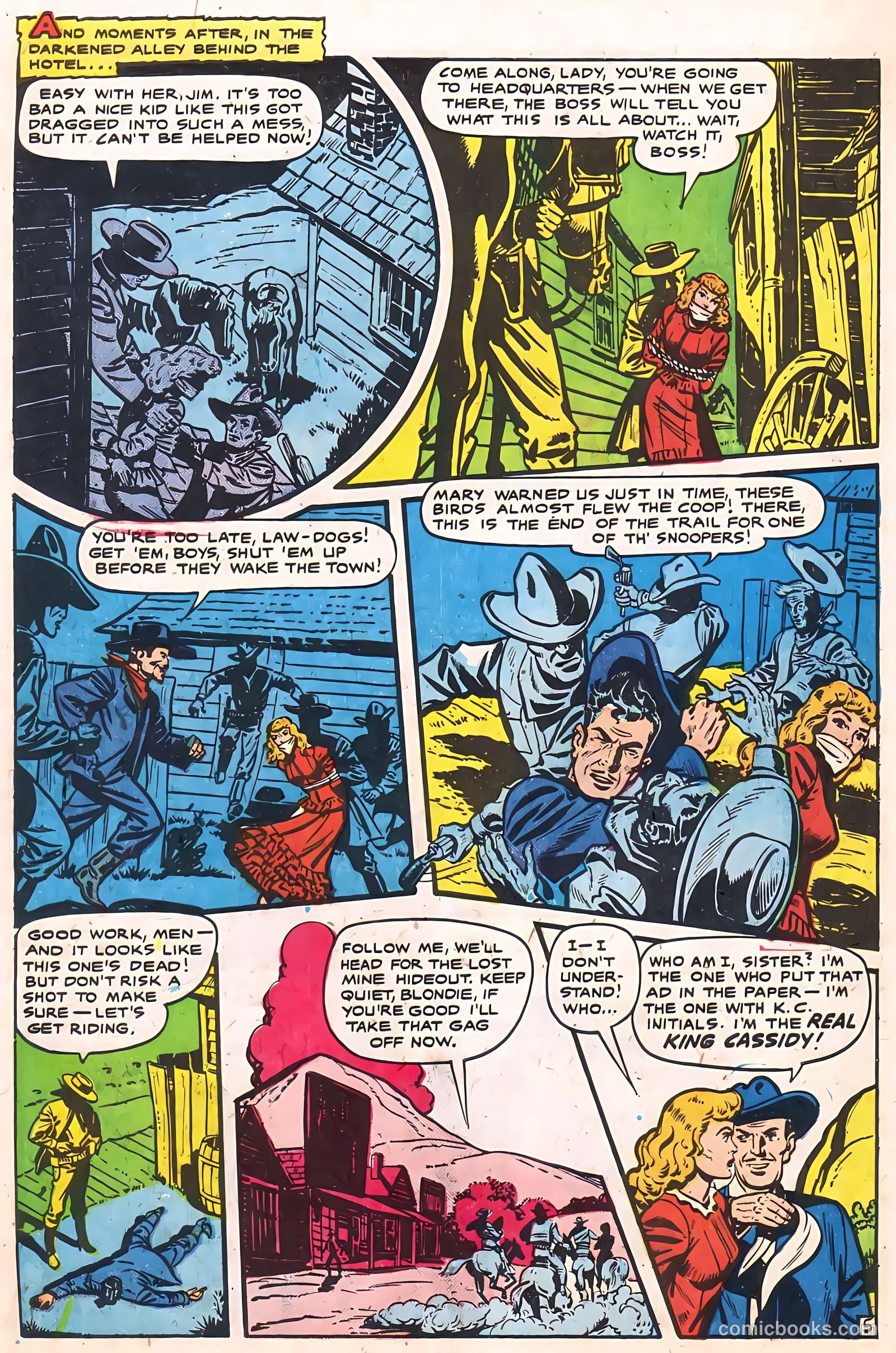 Cowgirl Romances #5 (1951) — page 30 of 36