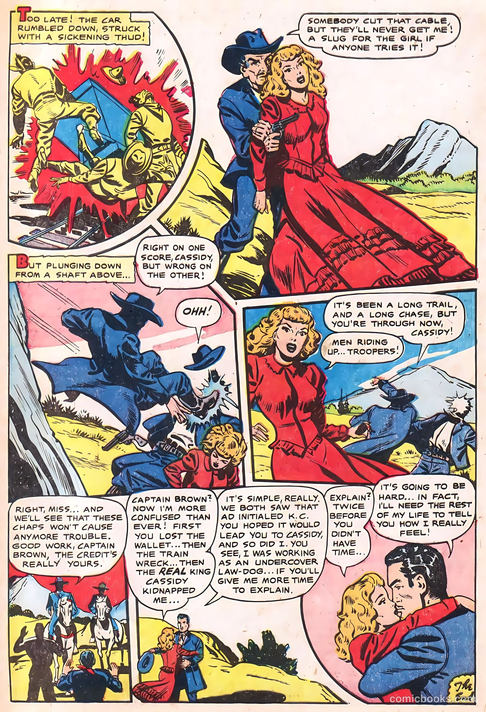 Cowgirl Romances #5 (1951) — page 33 of 36