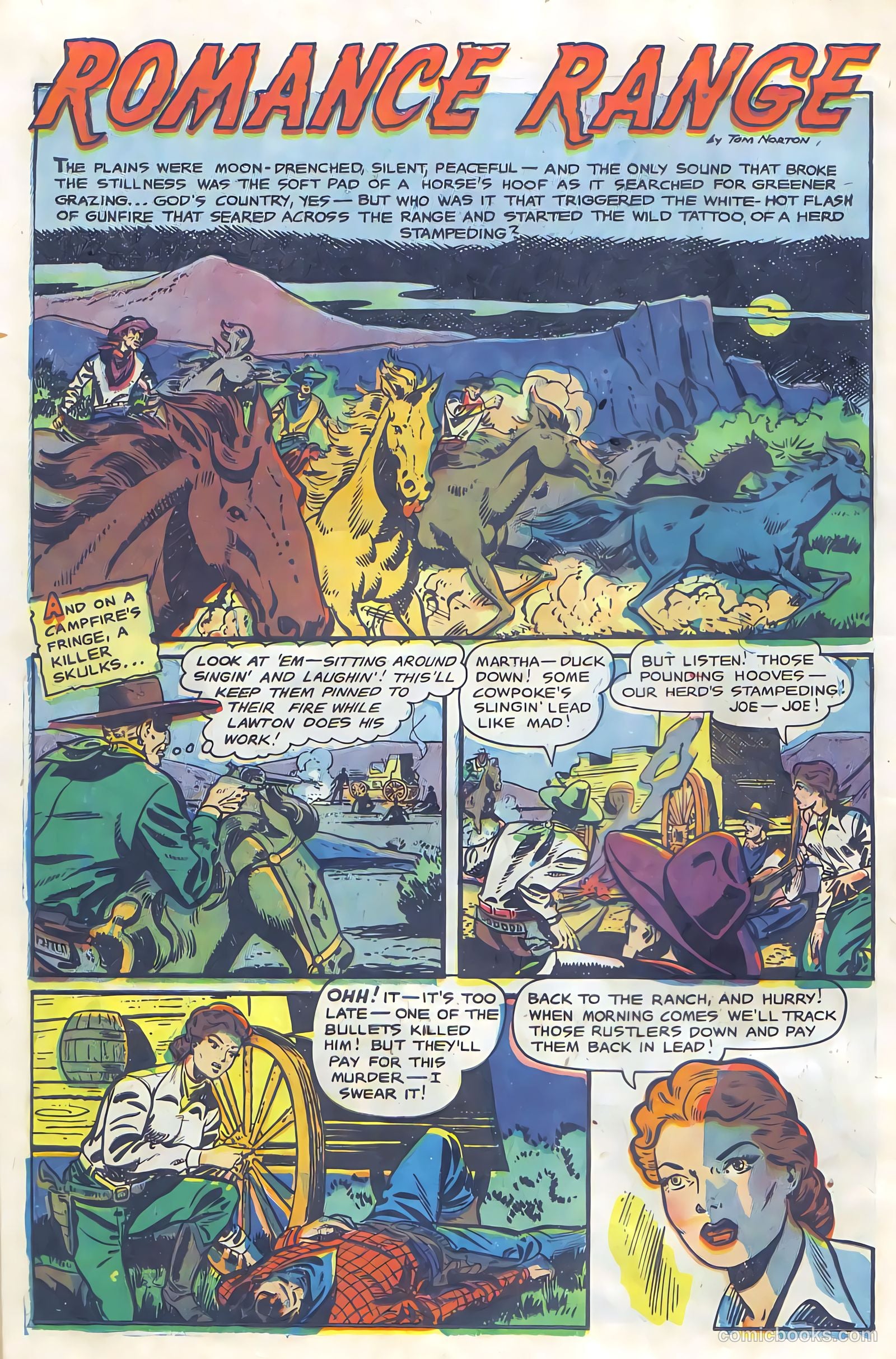Cowgirl Romances #6 (1951) — page 14 of 36