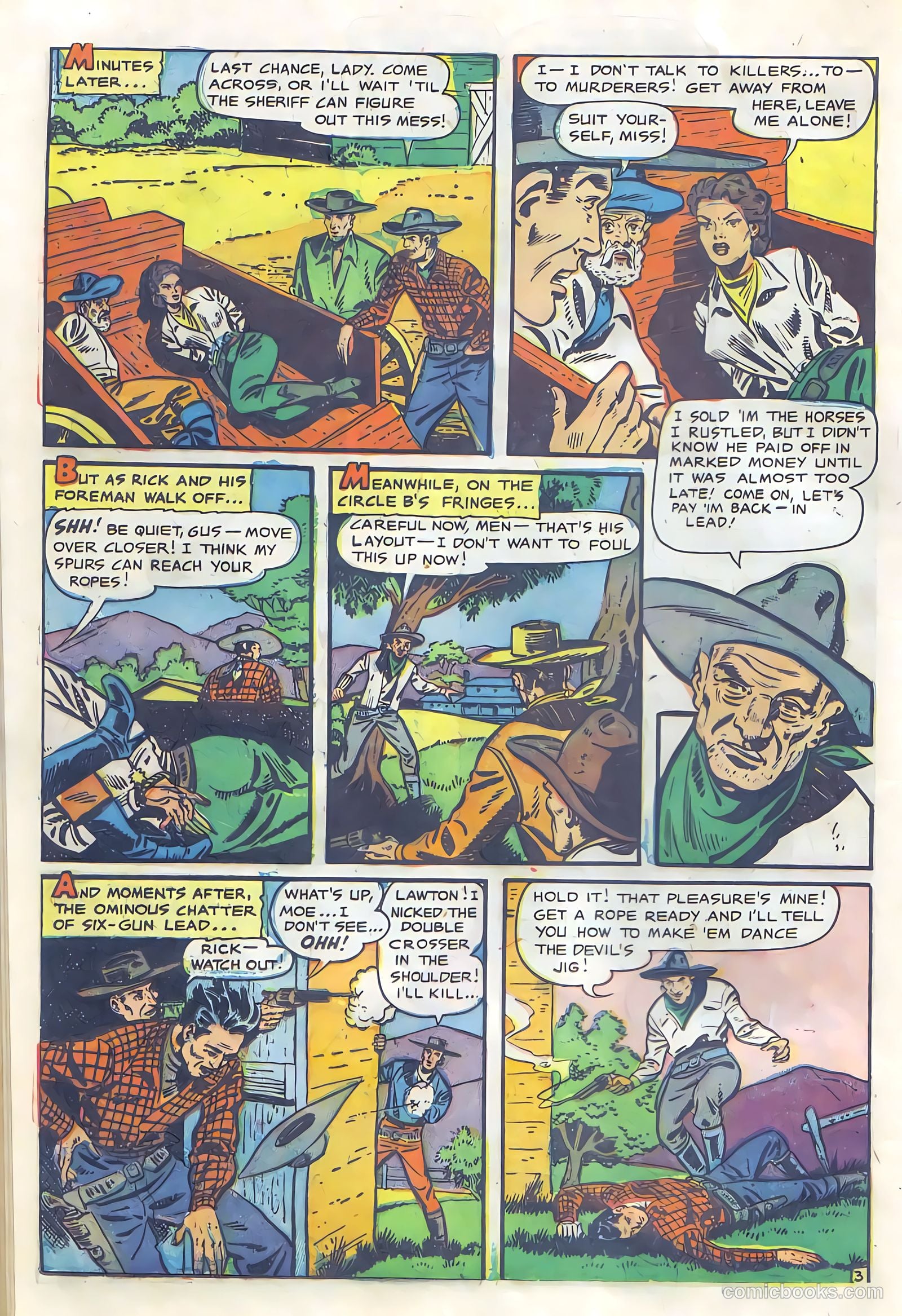 Cowgirl Romances #6 (1951) — page 16 of 36