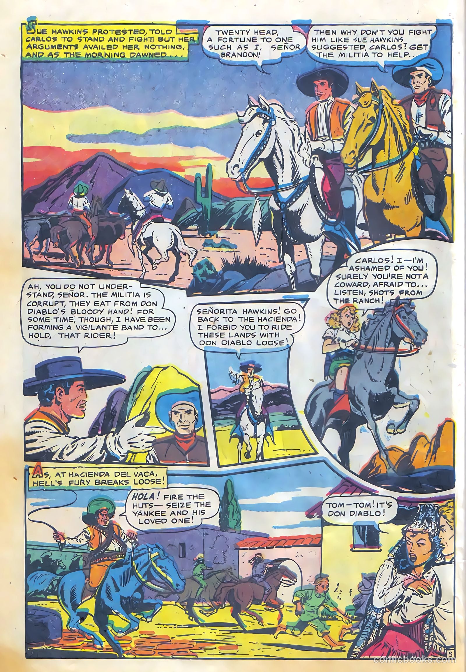 Cowgirl Romances #6 (1951) — page 30 of 36