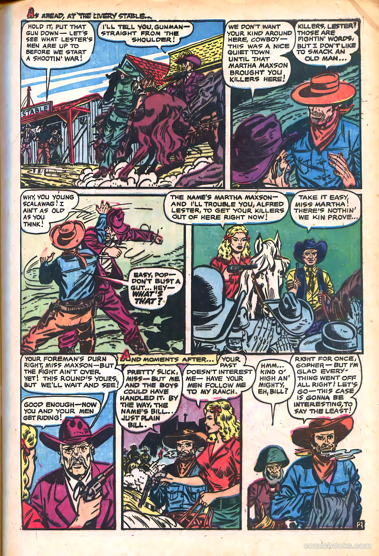 Cowgirl Romances #7 (1951) — page 5 of 36